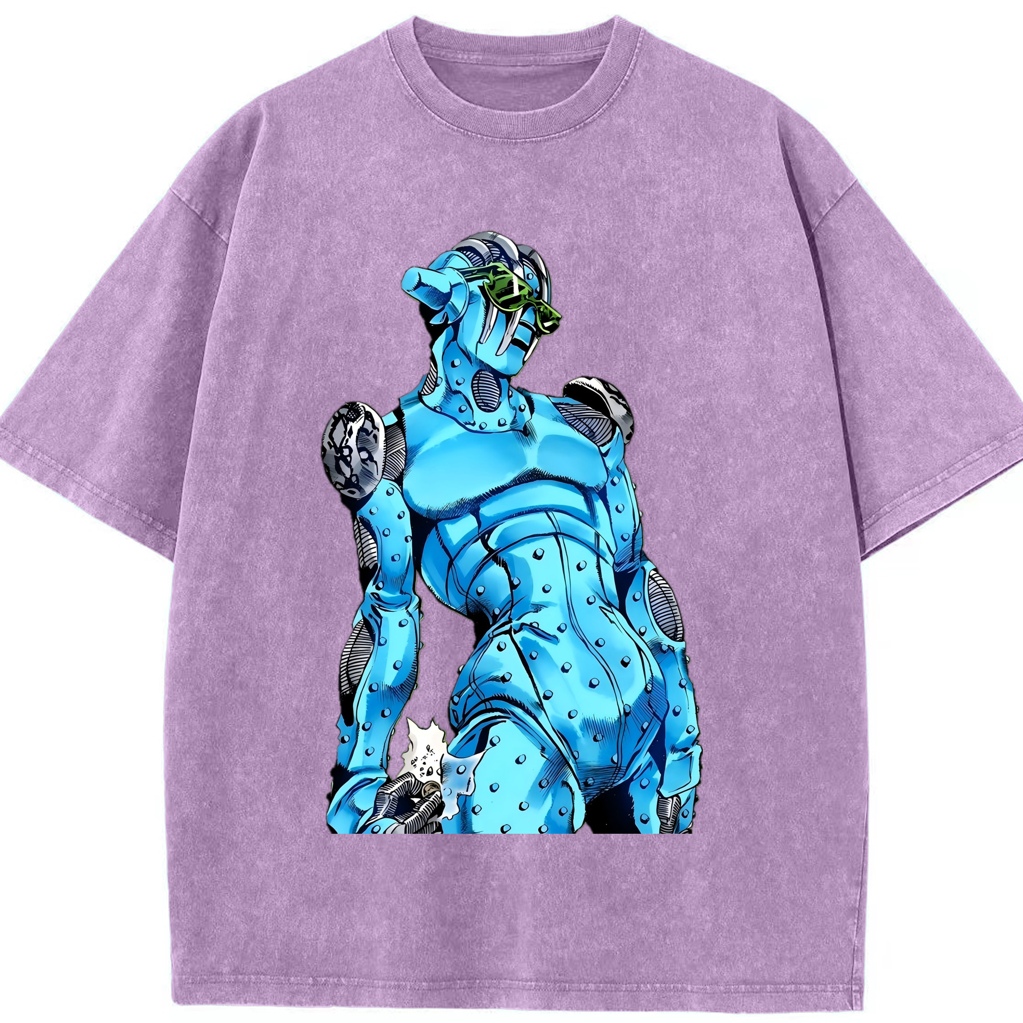 （画像用） ジョジョの奇妙な冒険 JoJo's Bizarre Adventure 綿100% ヴィンテージ風 半袖Tシャツ（フロントプリント）
