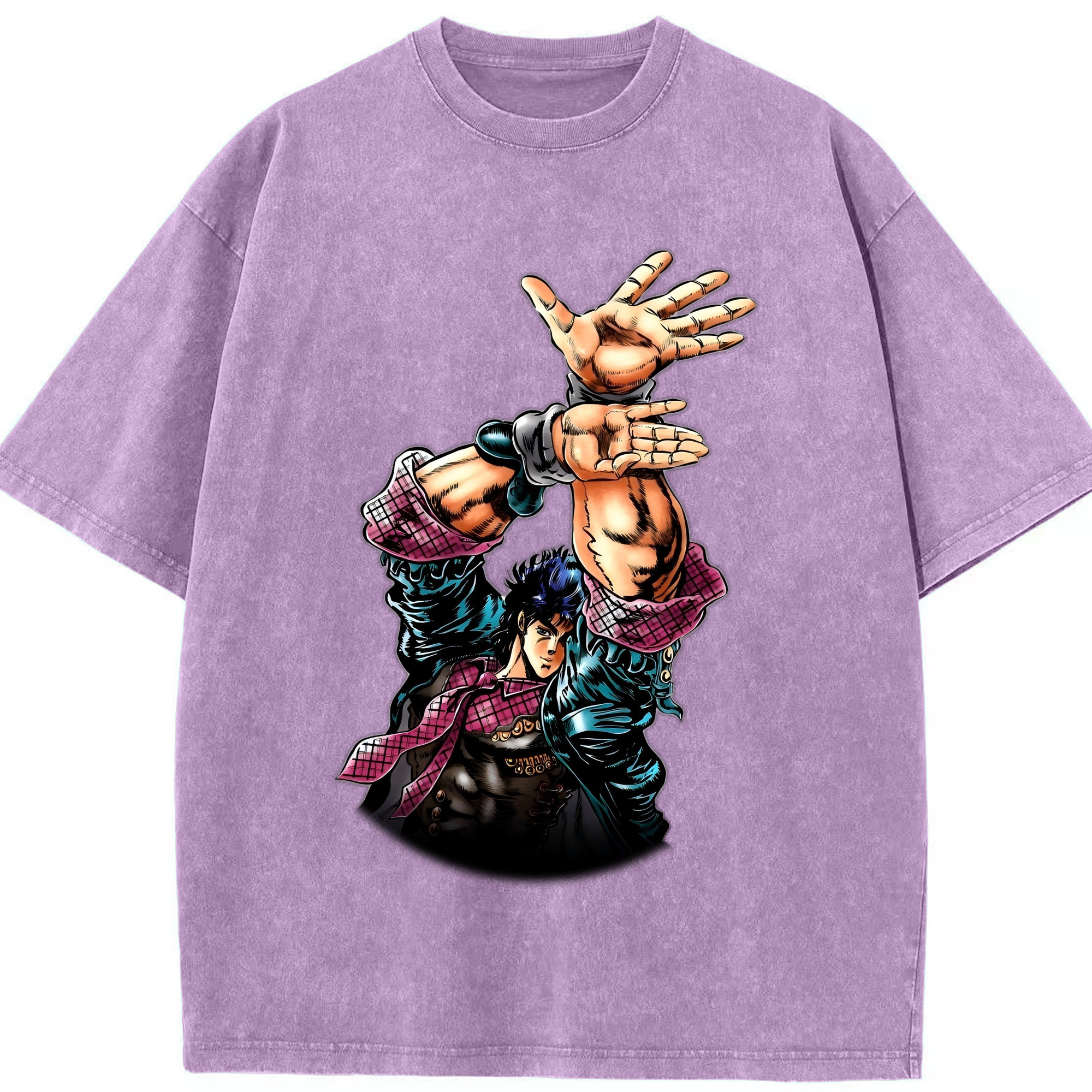 （画像用） ジョジョの奇妙な冒険 /ジョナサン?ジョースター JoJo's Bizarre Adventure Jonathan Joestar 綿100% ヴィンテージ風 半袖Tシャツ（フロントプリント）
