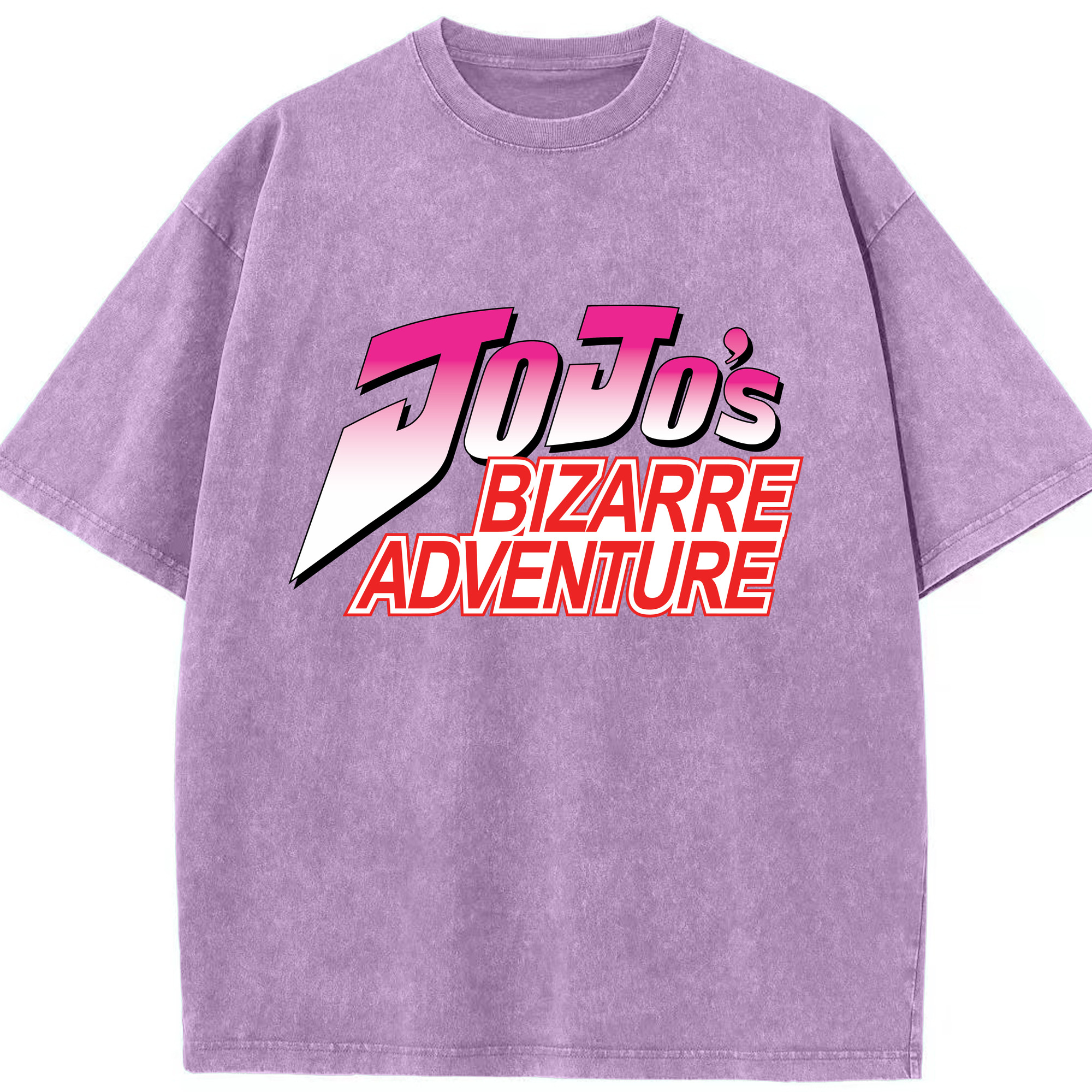 （画像用） ジョジョの奇妙な冒険 JoJo's Bizarre Adventure 綿100% ヴィンテージ風 半袖Tシャツ（フロントプリント）