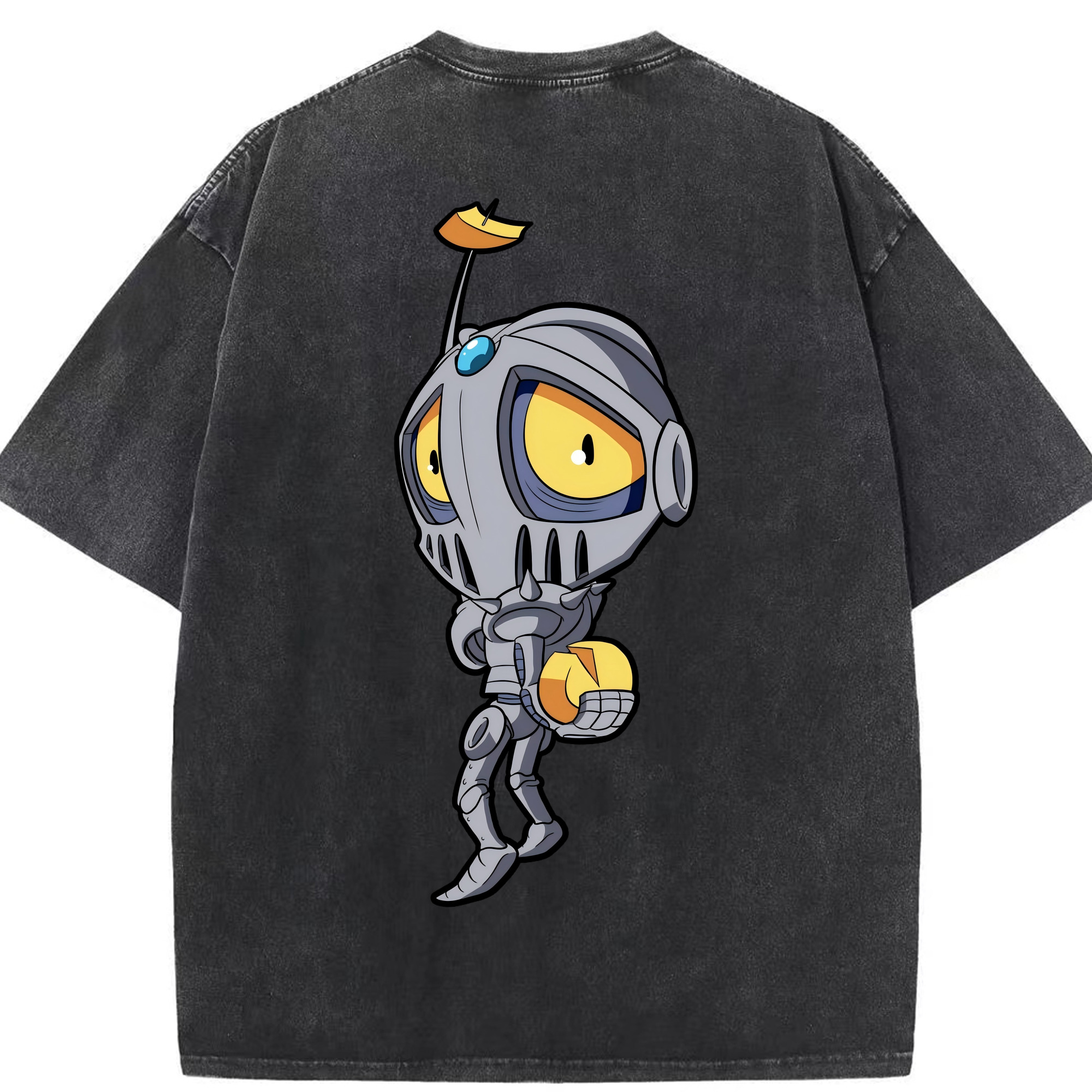 （画像用） ジョジョの奇妙な冒険 JoJo's Bizarre Adventure 綿100% ヴィンテージ風 半袖Tシャツ（背面プリント）