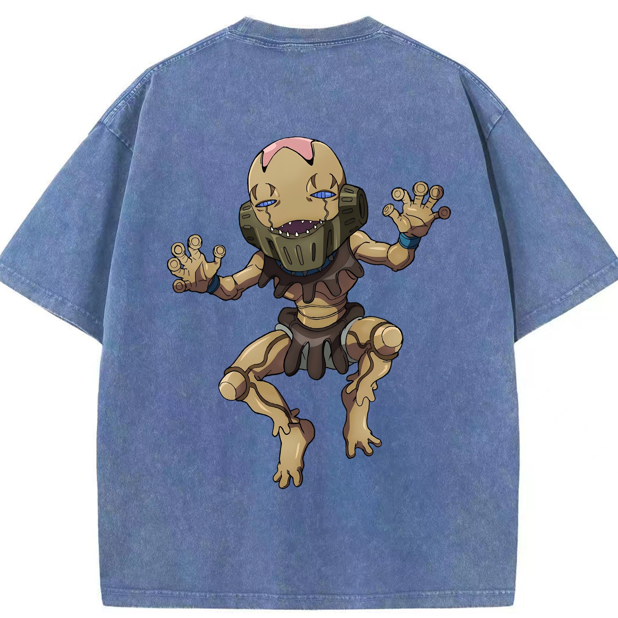 （画像用） ジョジョの奇妙な冒険 JoJo's Bizarre Adventure 綿100% ヴィンテージ風 半袖Tシャツ（背面プリント）