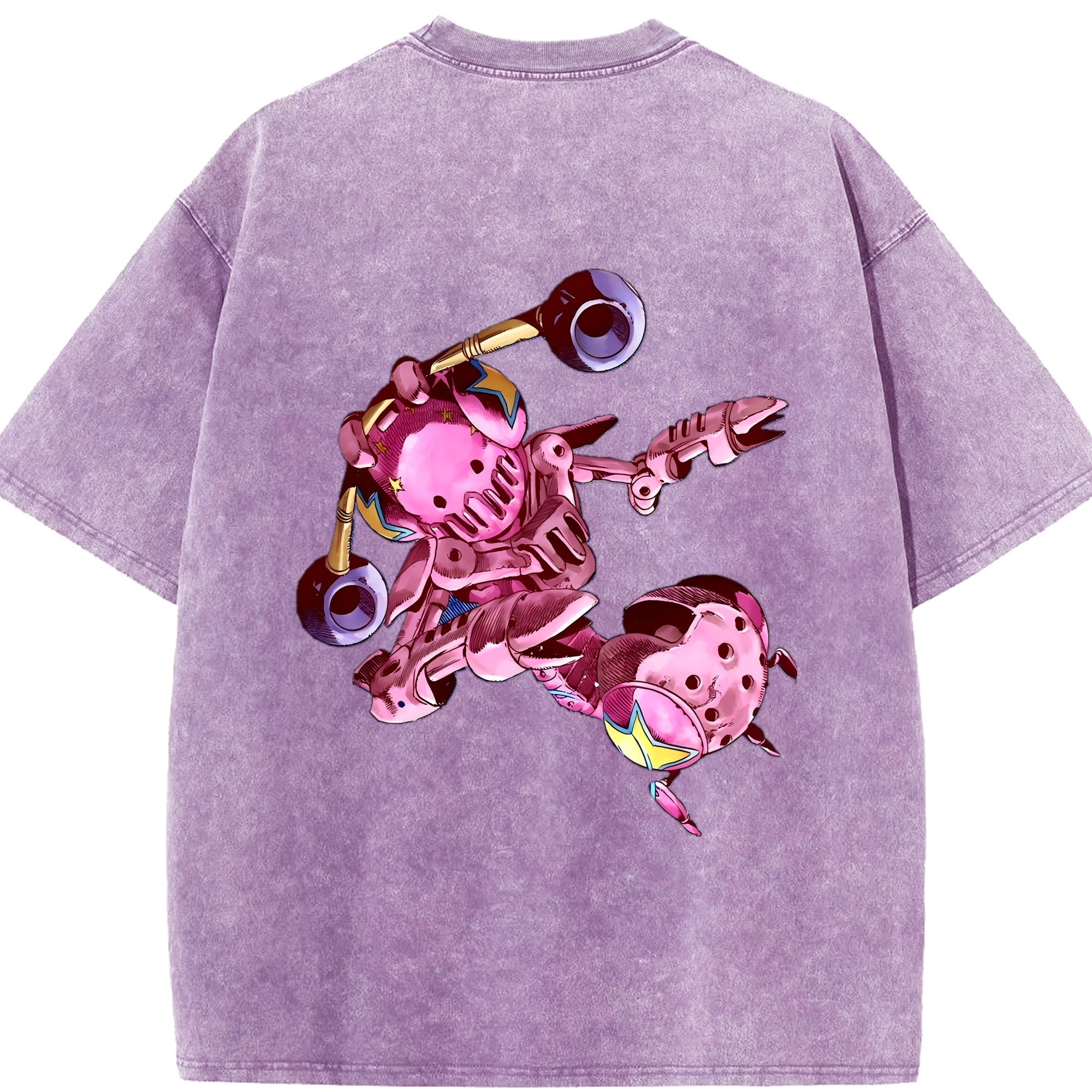 （画像用） ジョジョの奇妙な冒険 ジョナサン?ジョースター JoJo's Bizarre Adventure Jonathan Joestar 綿100% ヴィンテージ風 半袖Tシャツ（背面プリント）
