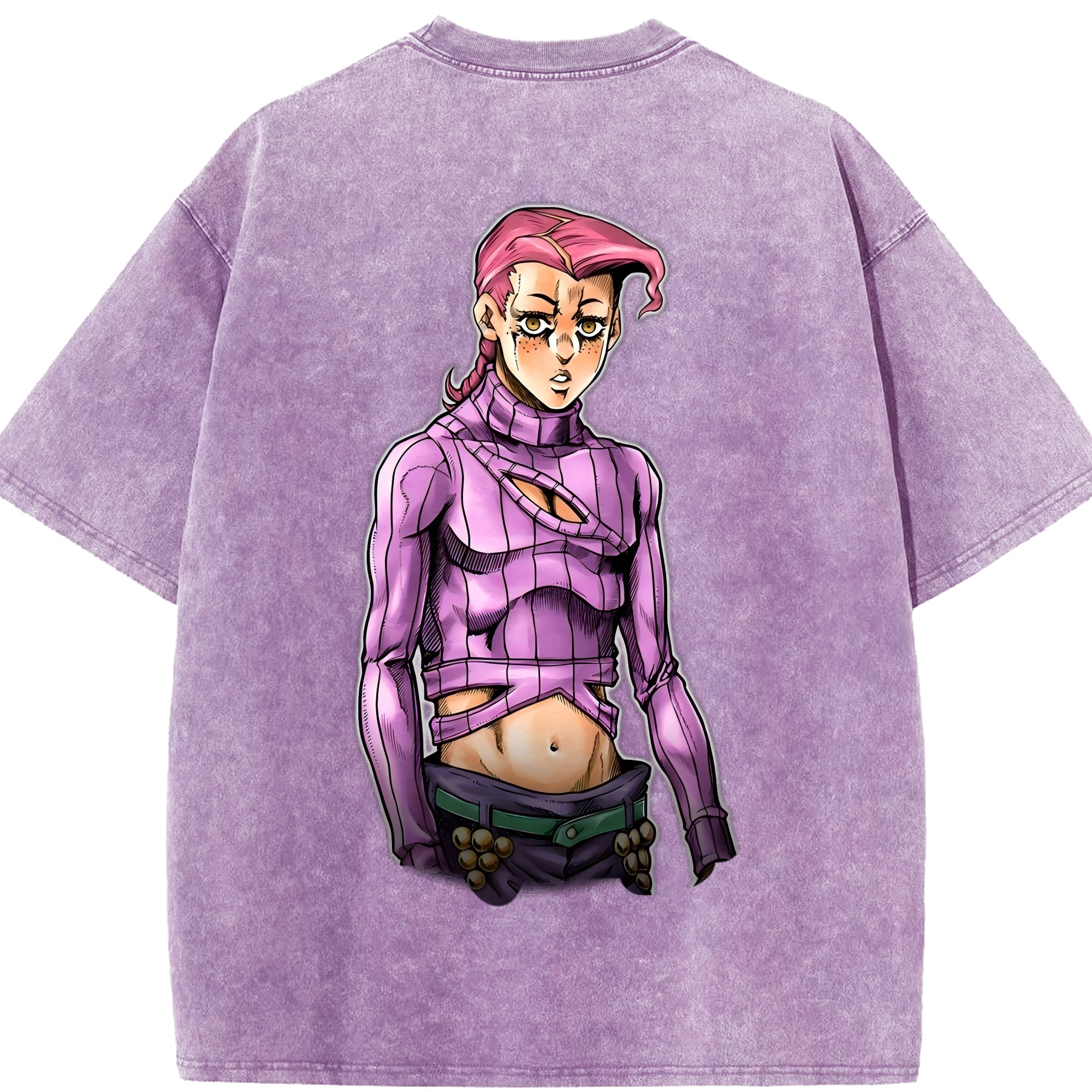 （画像用） ジョジョの奇妙な冒険 ビネガー?ドッピオ JoJo's Bizarre Adventure Vinegar Doppio 綿100% ヴィンテージ風 半袖Tシャツ（背面プリント）