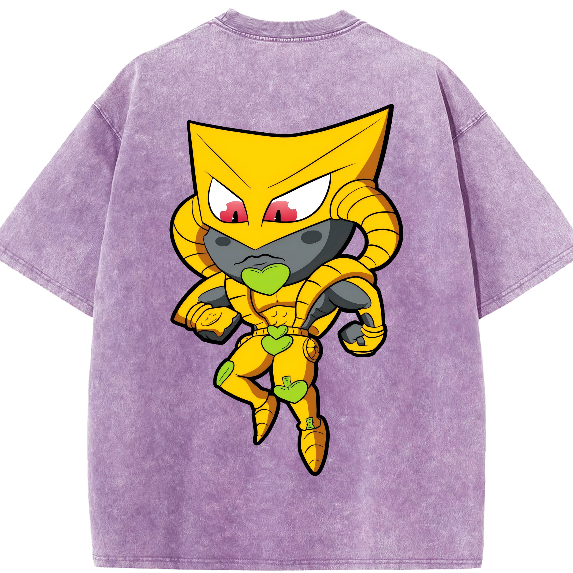 （画像用） ジョジョの奇妙な冒険 ディオ?ブランドー JoJo's Bizarre Adventure Dio Brando 綿100% ヴィンテージ風 半袖Tシャツ（背面プリント）