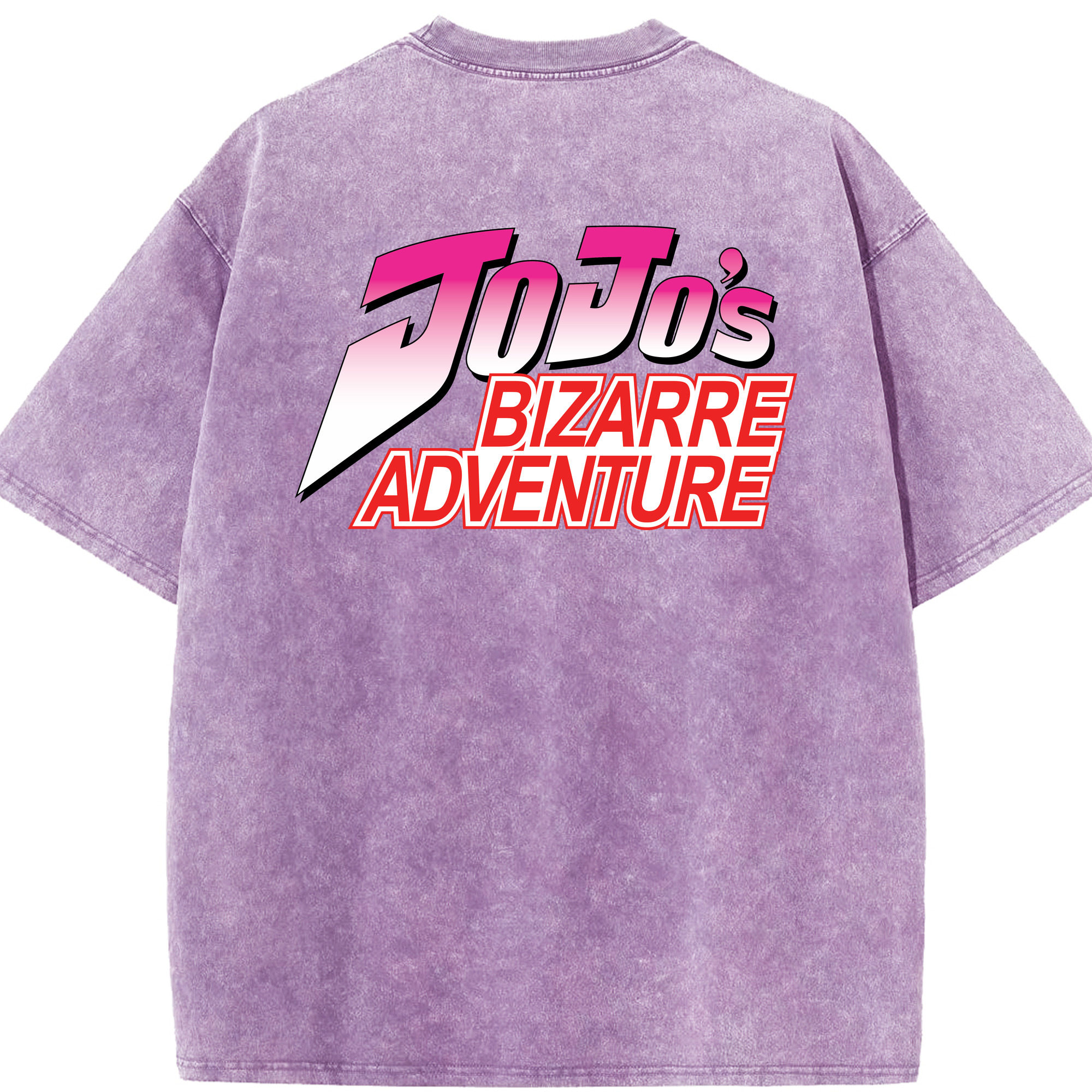 （画像用） ジョジョの奇妙な冒険 JoJo's Bizarre Adventure 綿100% ヴィンテージ風 半袖Tシャツ（背面プリント）