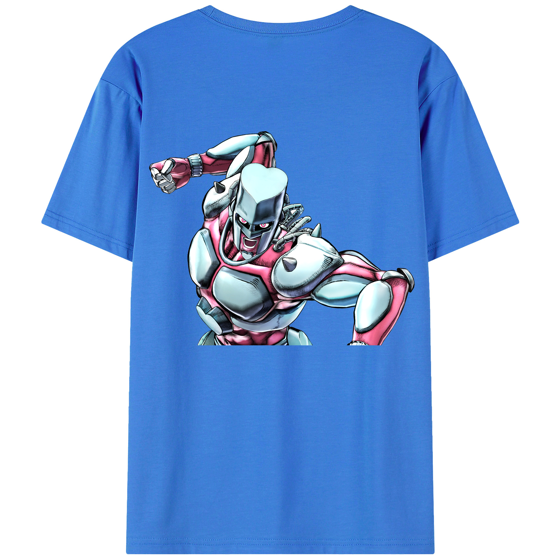 （画像用） ジョジョの奇妙な冒険 ひがしかた じょうすけ JoJo's Bizarre Adventure Higashikata Josuke 綿100％ メンズ半袖Tシャツ（バックプリント） 通気性
