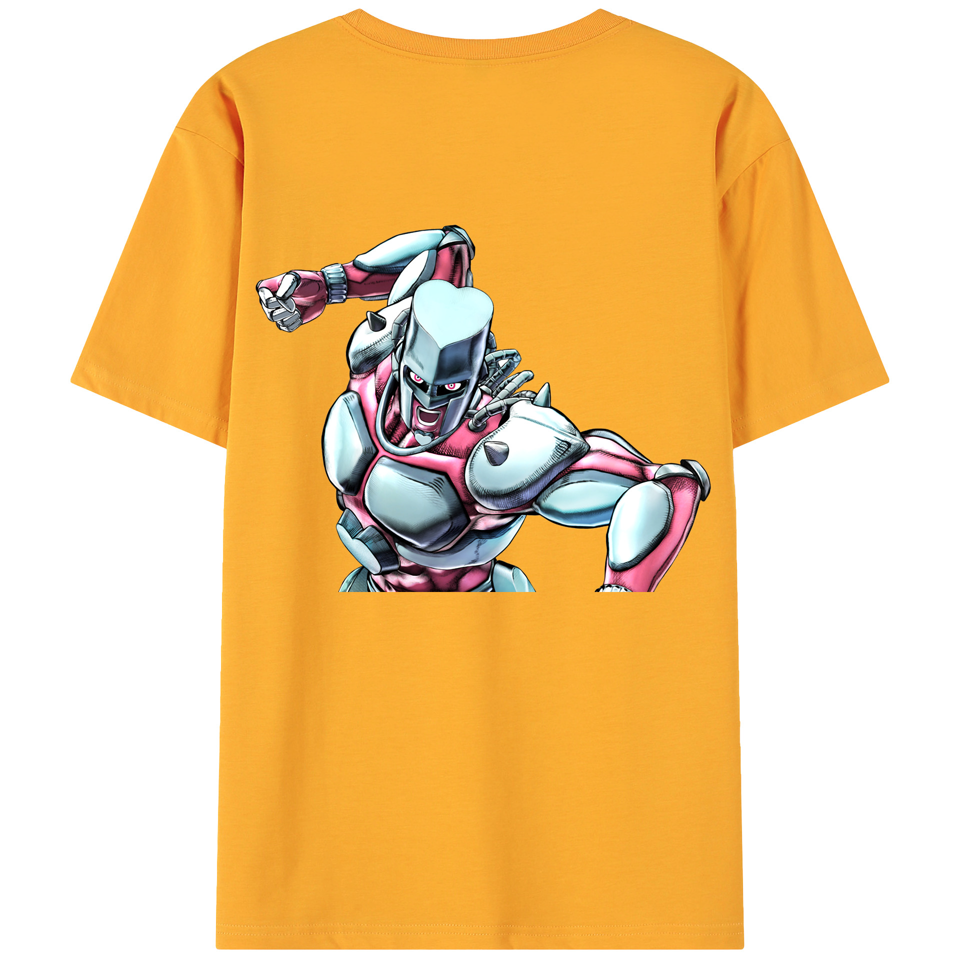 （画像用） ジョジョの奇妙な冒険 ひがしかた じょうすけ JoJo's Bizarre Adventure Higashikata Josuke 綿100％ メンズ半袖Tシャツ（バックプリント） 通気性
