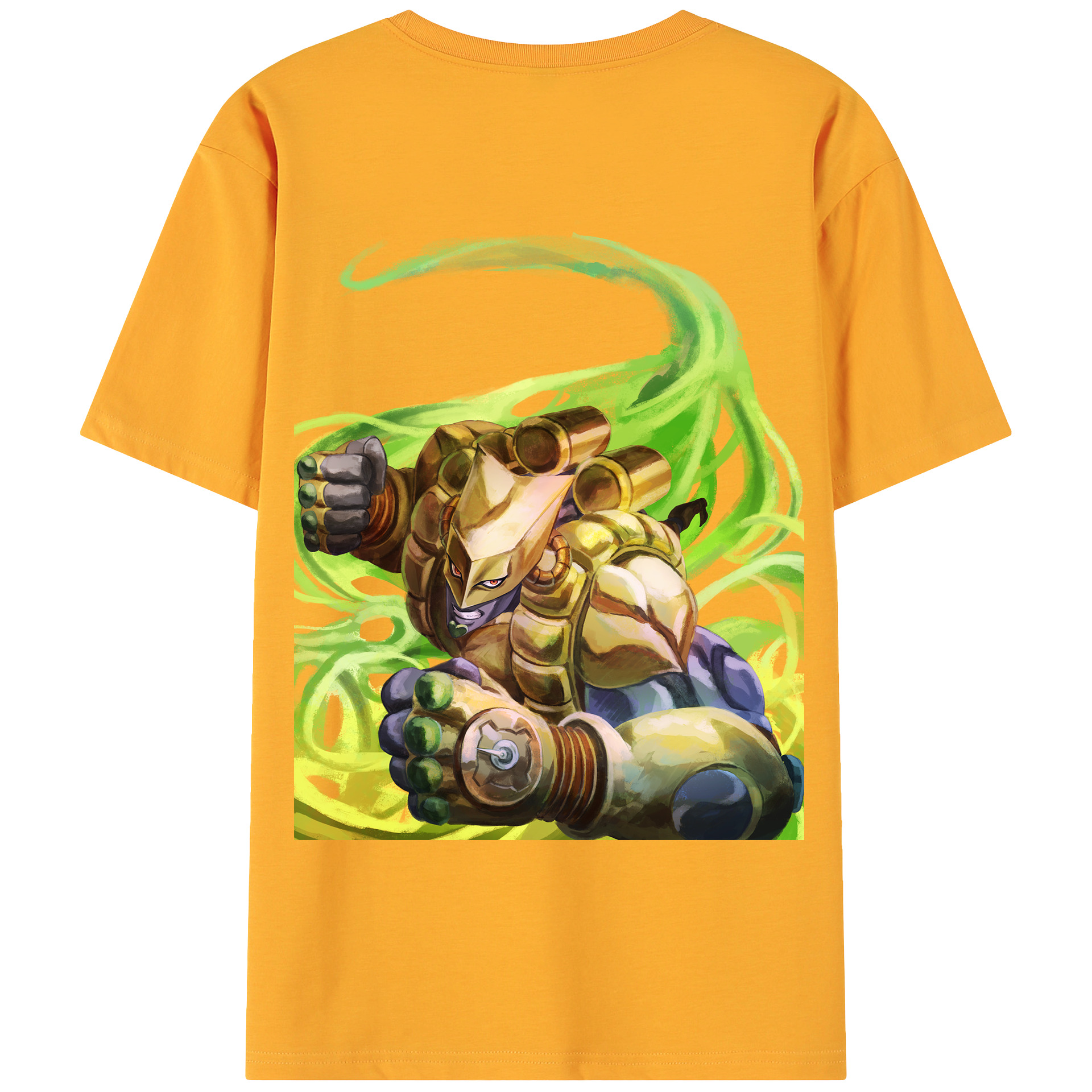 （画像用） ジョジョの奇妙な冒険 ディオ?ブランドー JoJo's Bizarre Adventure Dio Brando 綿100％ メンズ半袖Tシャツ（バックプリント） 通気性