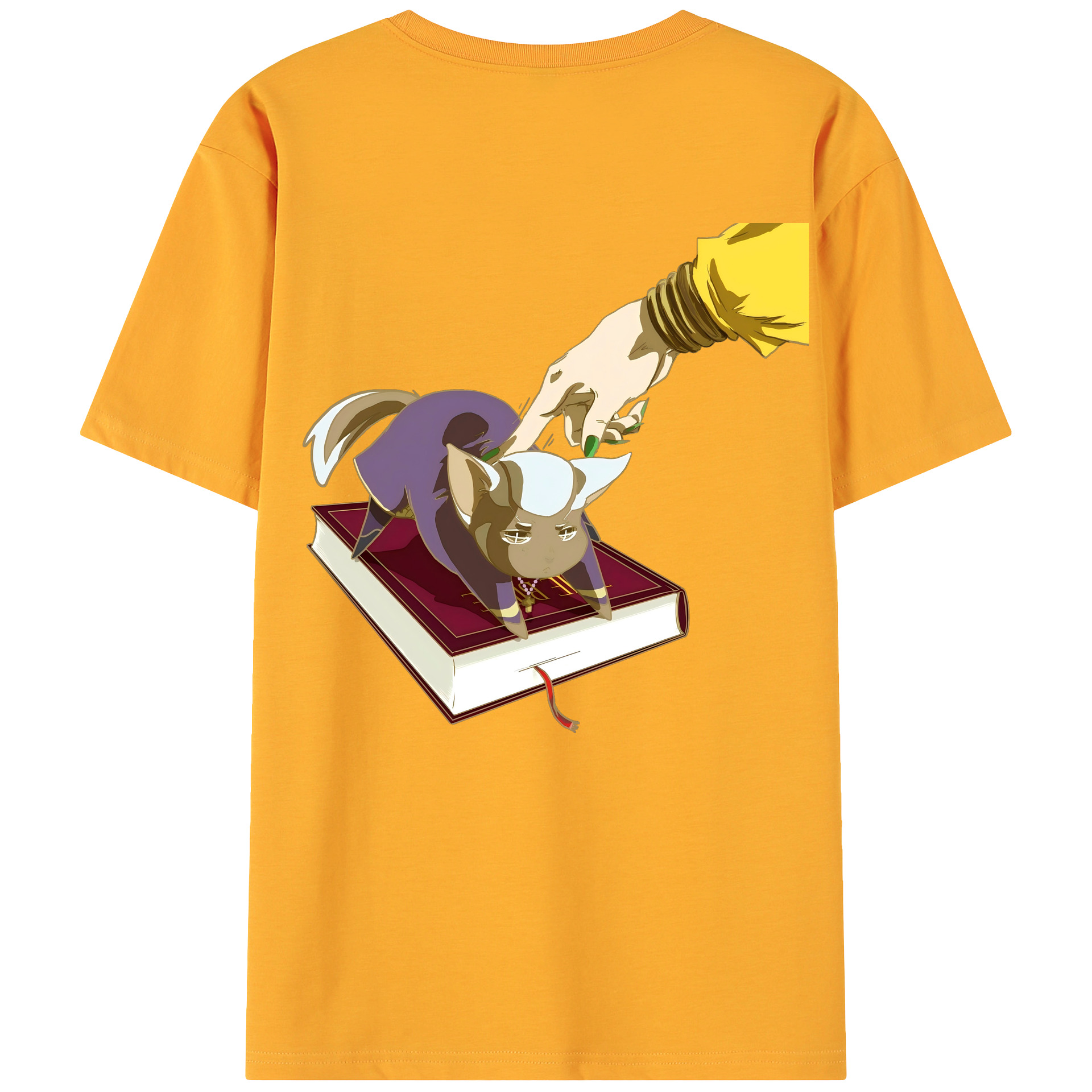 （画像用） ジョジョの奇妙な冒険 JoJo's Bizarre Adventure 綿100％ メンズ半袖Tシャツ（バックプリント） 通気性