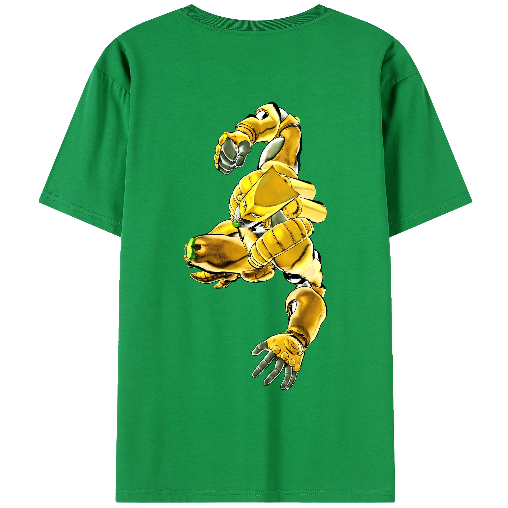 （画像用） ジョジョの奇妙な冒険 ディオ?ブランドー JoJo's Bizarre Adventure Dio Brando 綿100％ メンズ半袖Tシャツ（バックプリント） 通気性