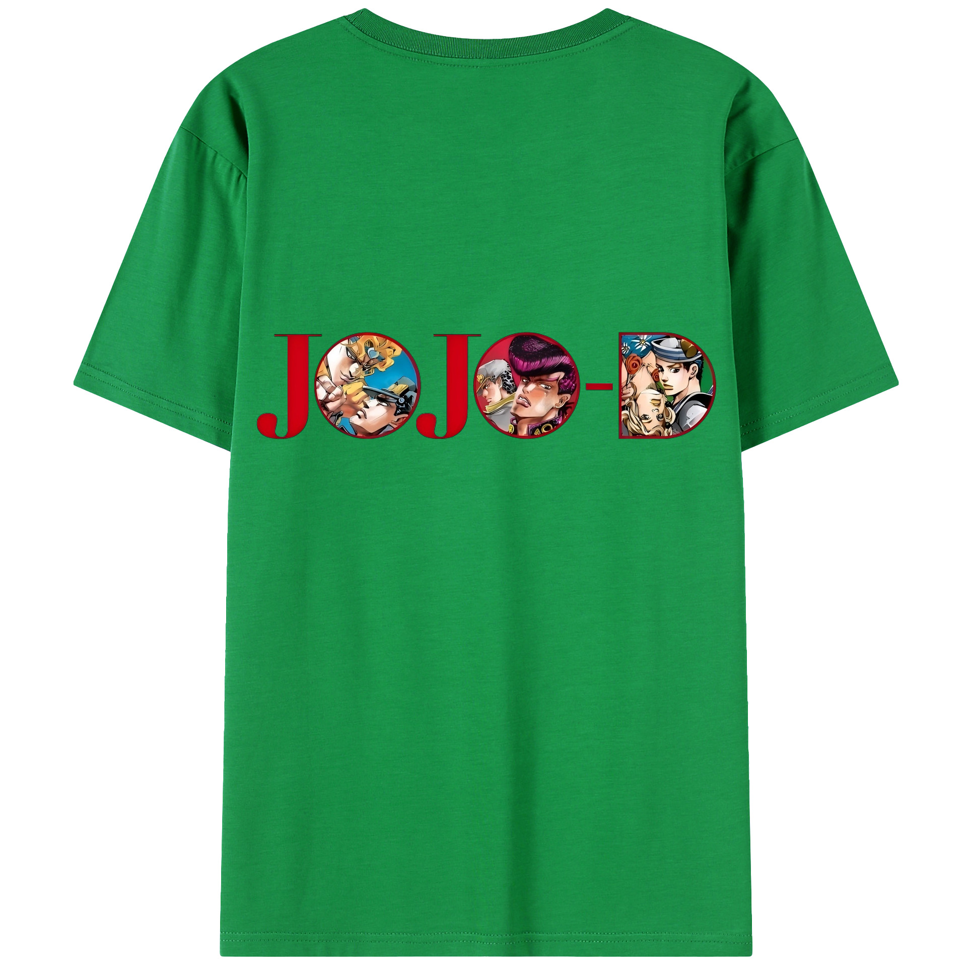 （画像用） ジョジョの奇妙な冒険 JoJo's Bizarre Adventure 綿100％ メンズ半袖Tシャツ（バックプリント） 通気性