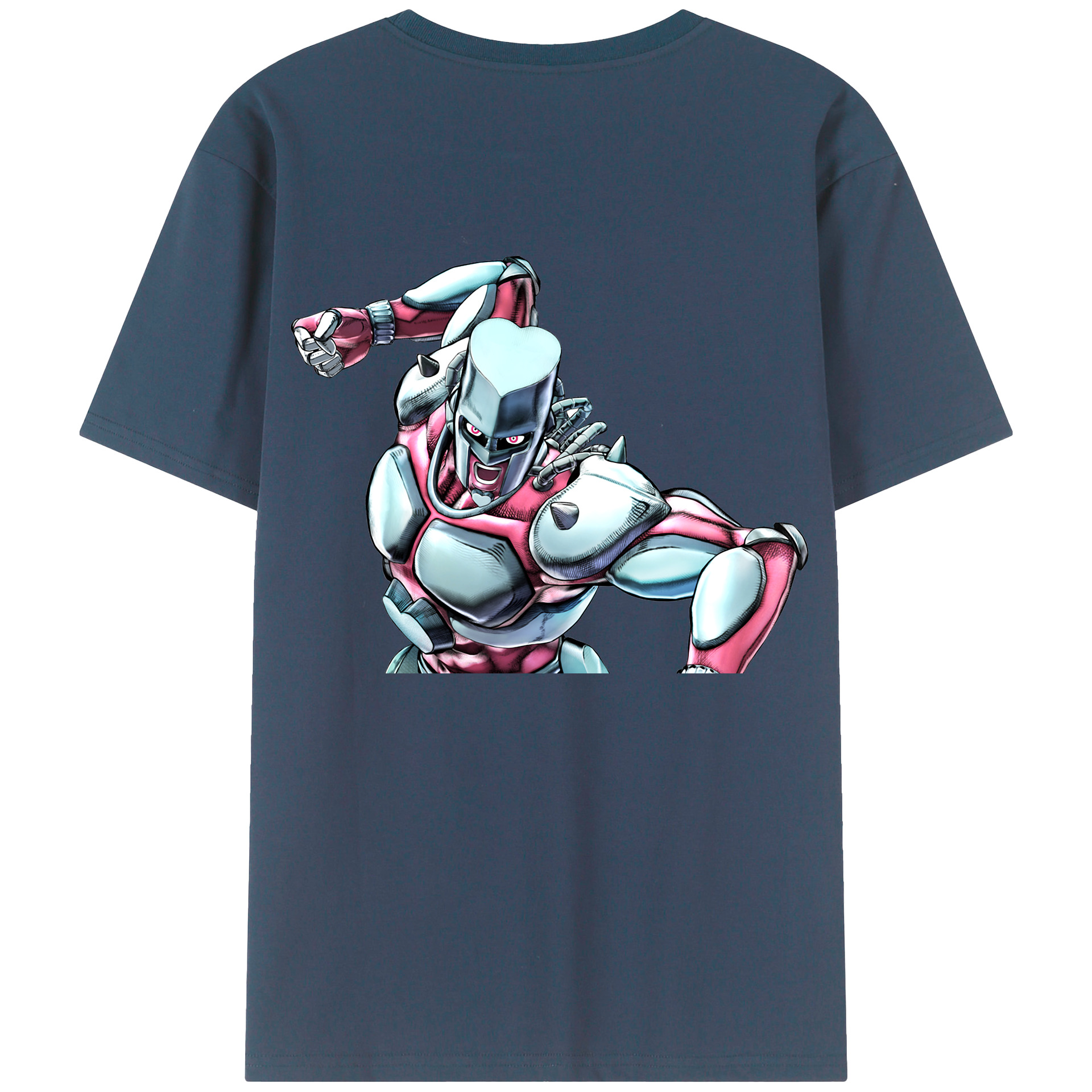 （画像用） ジョジョの奇妙な冒険 ひがしかた じょうすけ JoJo's Bizarre Adventure Higashikata Josuke 綿100％ メンズ半袖Tシャツ（バックプリント） 通気性