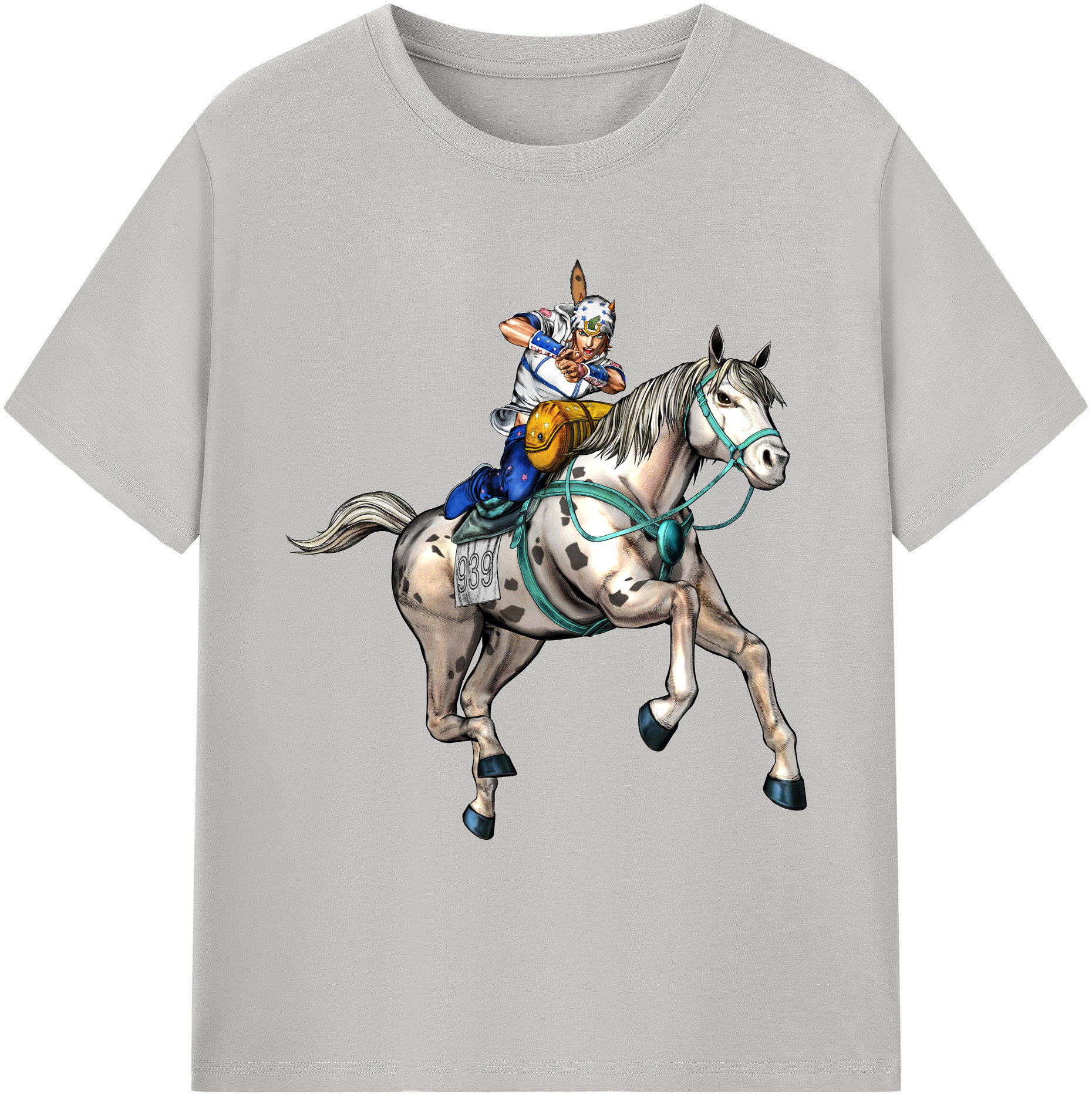 （画像用） ジョジョの奇妙な冒険 ジョナサン?ジョースター JoJo's Bizarre Adventure Jonathan Joestar 綿100％ メンズ半袖Tシャツ｜肌触りやわらか＆通気性