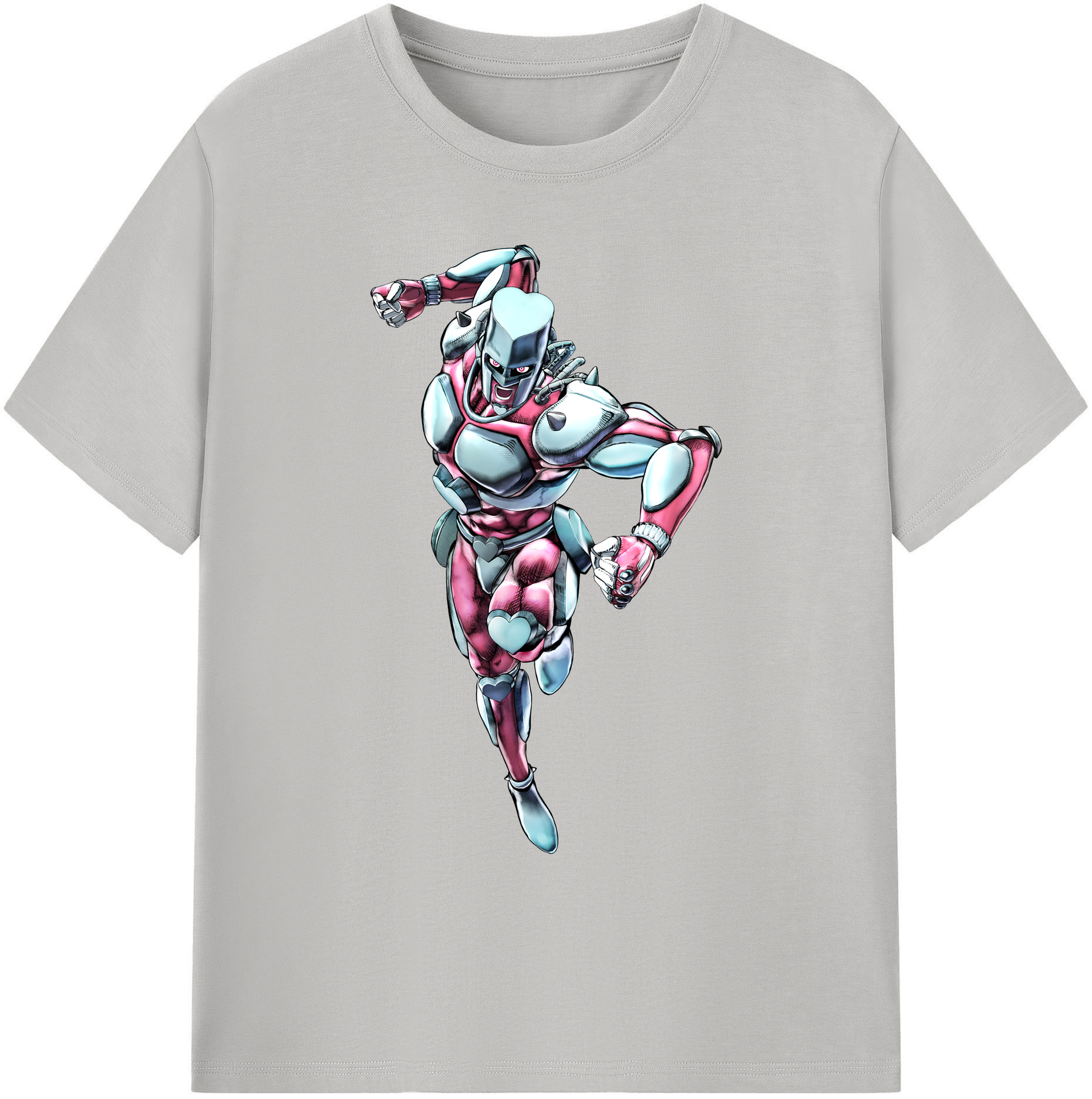 （画像用） ジョジョの奇妙な冒険 ひがしかた じょうすけ JoJo's Bizarre Adventure Higashikata Josuke 綿100％ メンズ半袖Tシャツ｜肌触りやわらか＆通気性