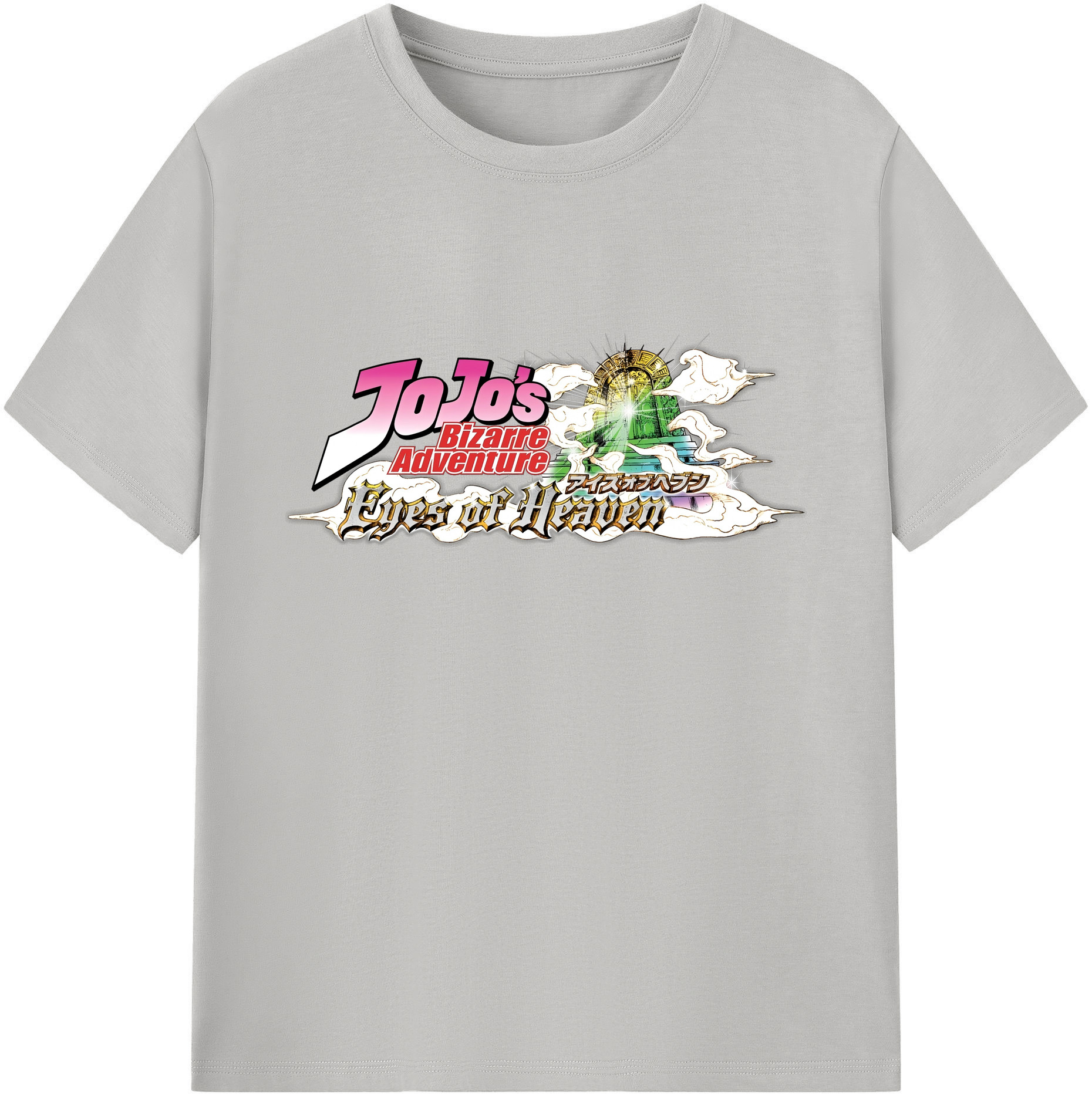 （画像用） ジョジョの奇妙な冒険 JoJo's Bizarre Adventure 綿100％ メンズ半袖Tシャツ｜肌触りやわらか＆通気性