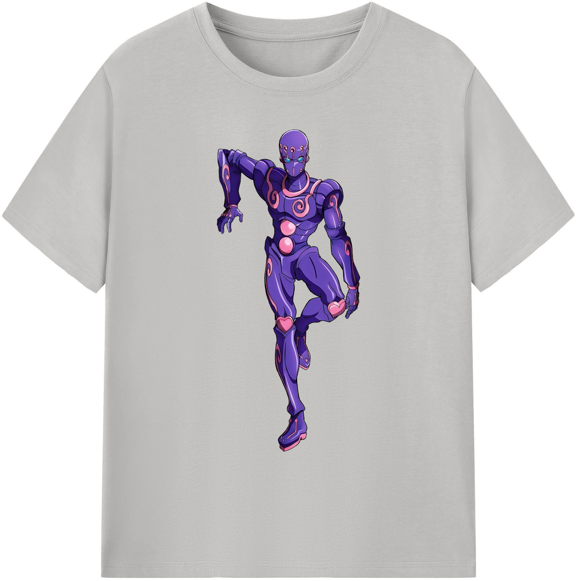 （画像用） ジョジョの奇妙な冒険 JoJo's Bizarre Adventure 綿100％ メンズ半袖Tシャツ｜肌触りやわらか＆通気性