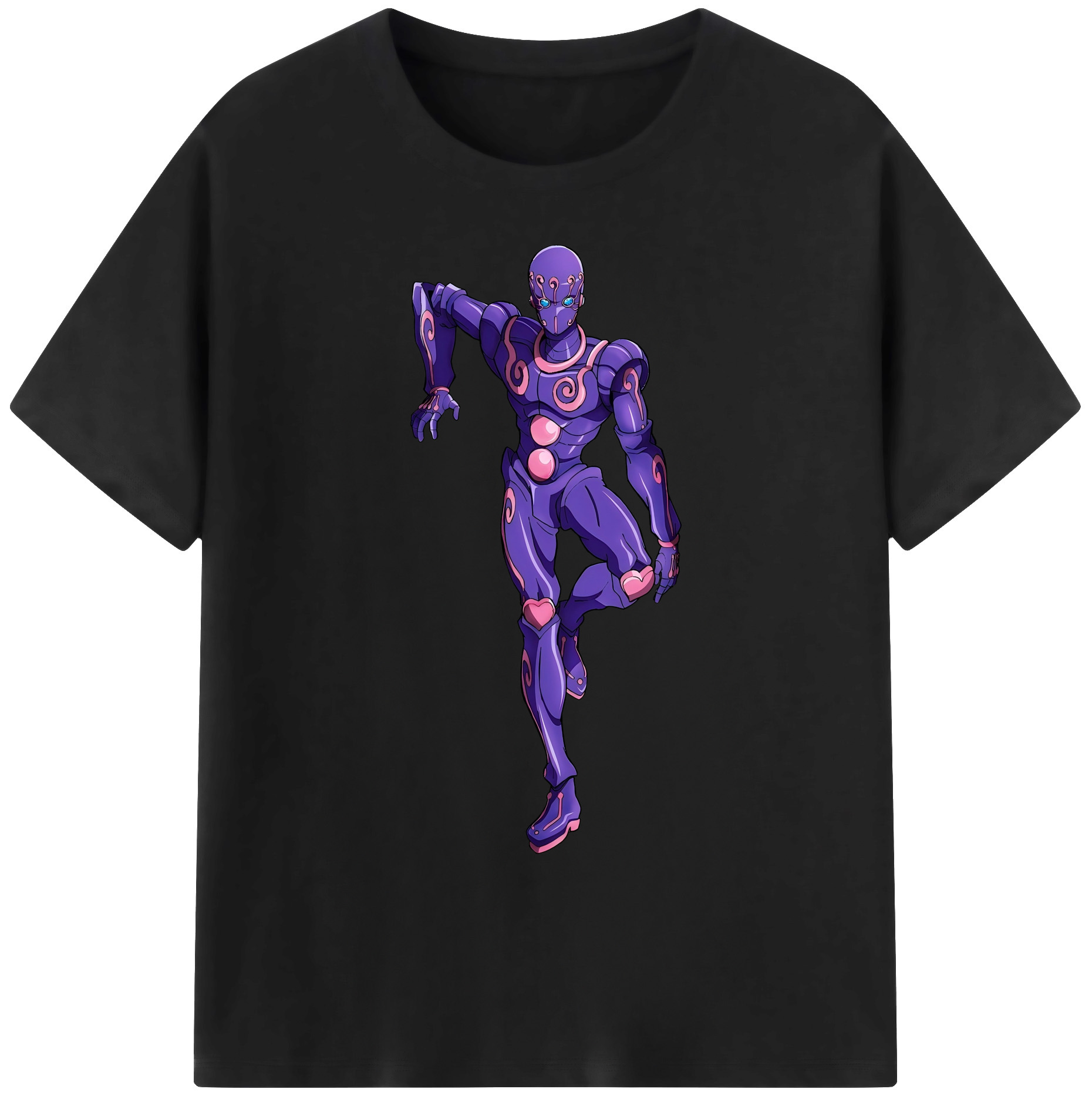 （画像用） ジョジョの奇妙な冒険 JoJo's Bizarre Adventure 綿100％ メンズ半袖Tシャツ｜肌触りやわらか＆通気性