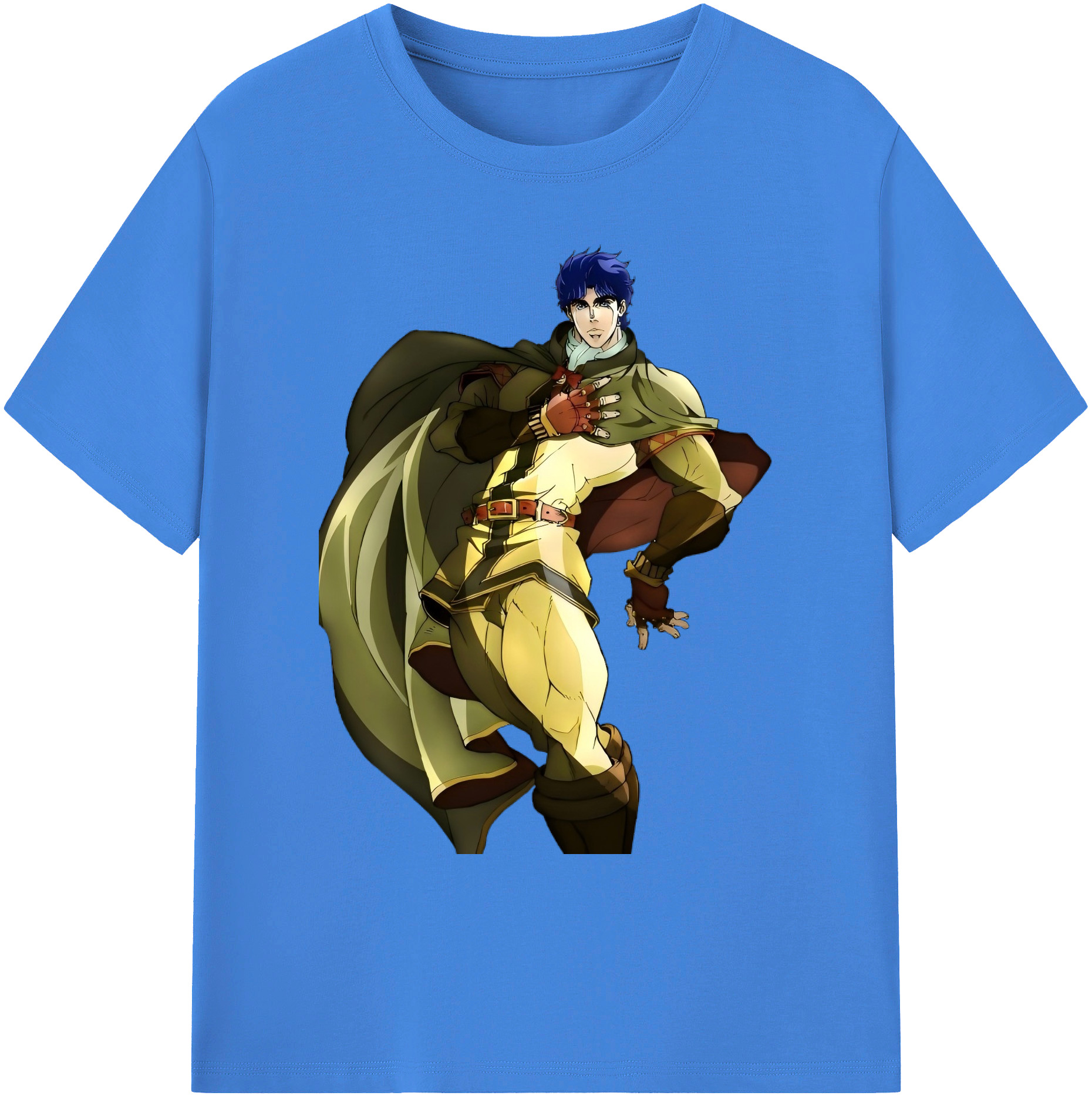 （画像用） ジョジョの奇妙な冒険 /ジョナサン?ジョースター JoJo's Bizarre Adventure Jonathan Joestar 綿100％ メンズ半袖Tシャツ｜肌触りやわらか＆通気性