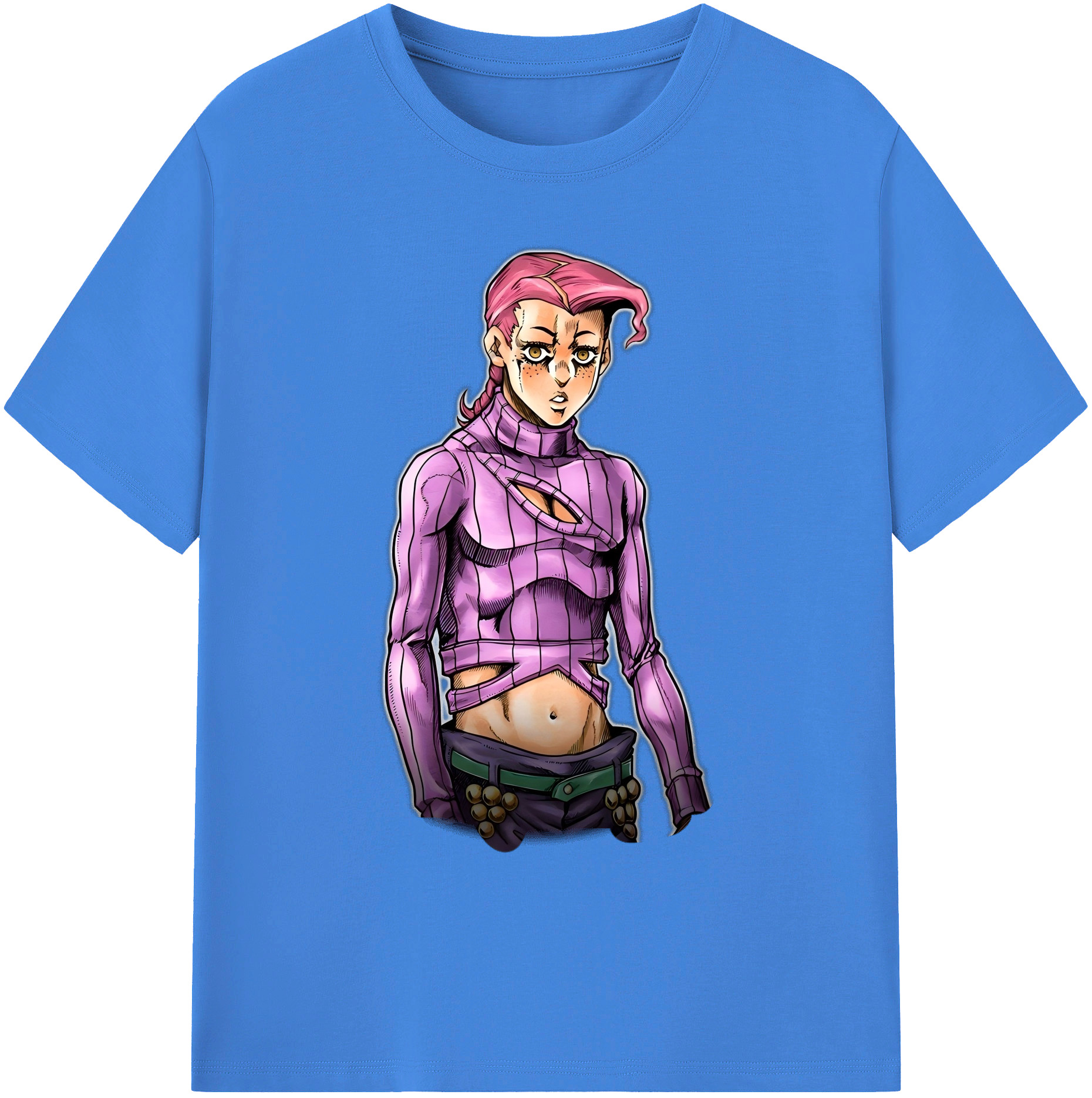 （画像用） ジョジョの奇妙な冒険 ビネガー?ドッピオ JoJo's Bizarre Adventure Vinegar Doppio 綿100％ メンズ半袖Tシャツ｜肌触りやわらか＆通気性