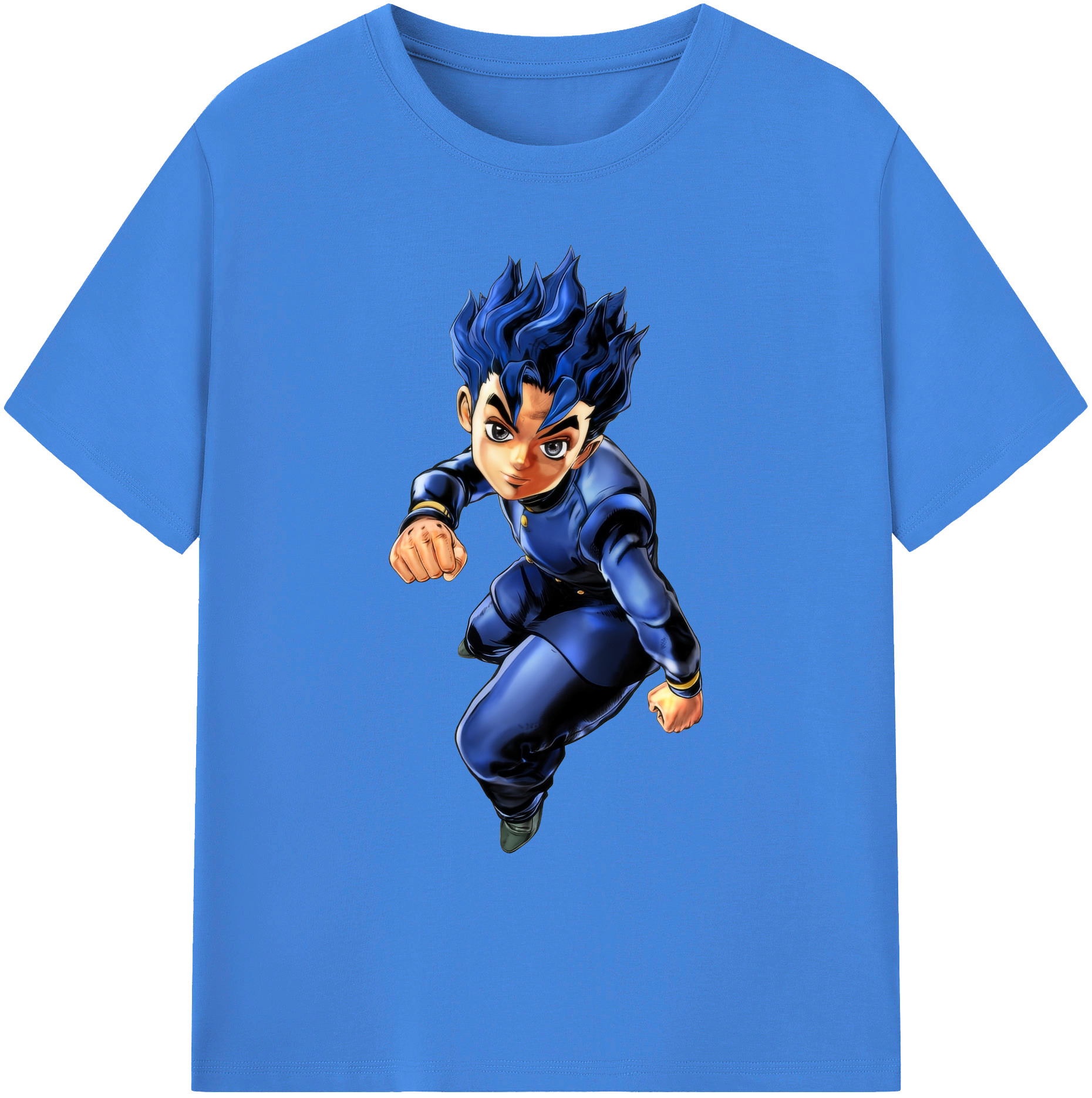 （画像用） ジョジョの奇妙な冒険 広瀨康一 JoJo's Bizarre Adventure Hirose Koichi 綿100％ メンズ半袖Tシャツ｜肌触りやわらか＆通気性
