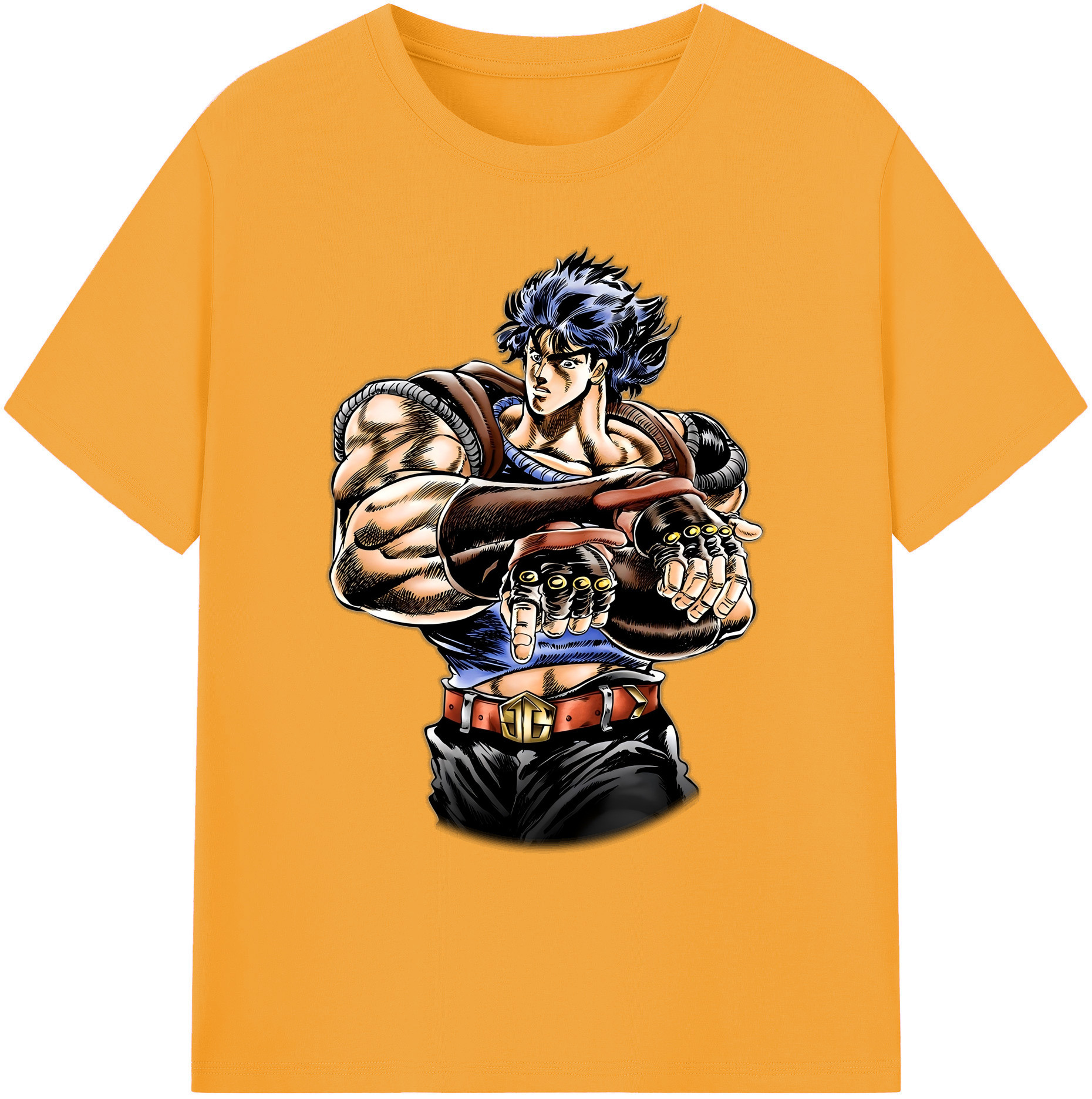 （画像用） ジョジョの奇妙な冒険 /ジョナサン?ジョースター JoJo's Bizarre Adventure Jonathan Joestar 綿100％ メンズ半袖Tシャツ｜肌触りやわらか＆通気性