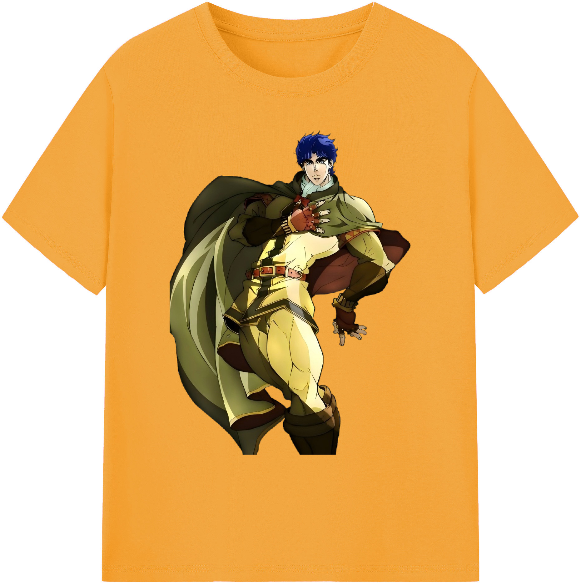 （画像用） ジョジョの奇妙な冒険 /ジョナサン?ジョースター JoJo's Bizarre Adventure Jonathan Joestar 綿100％ メンズ半袖Tシャツ｜肌触りやわらか＆通気性