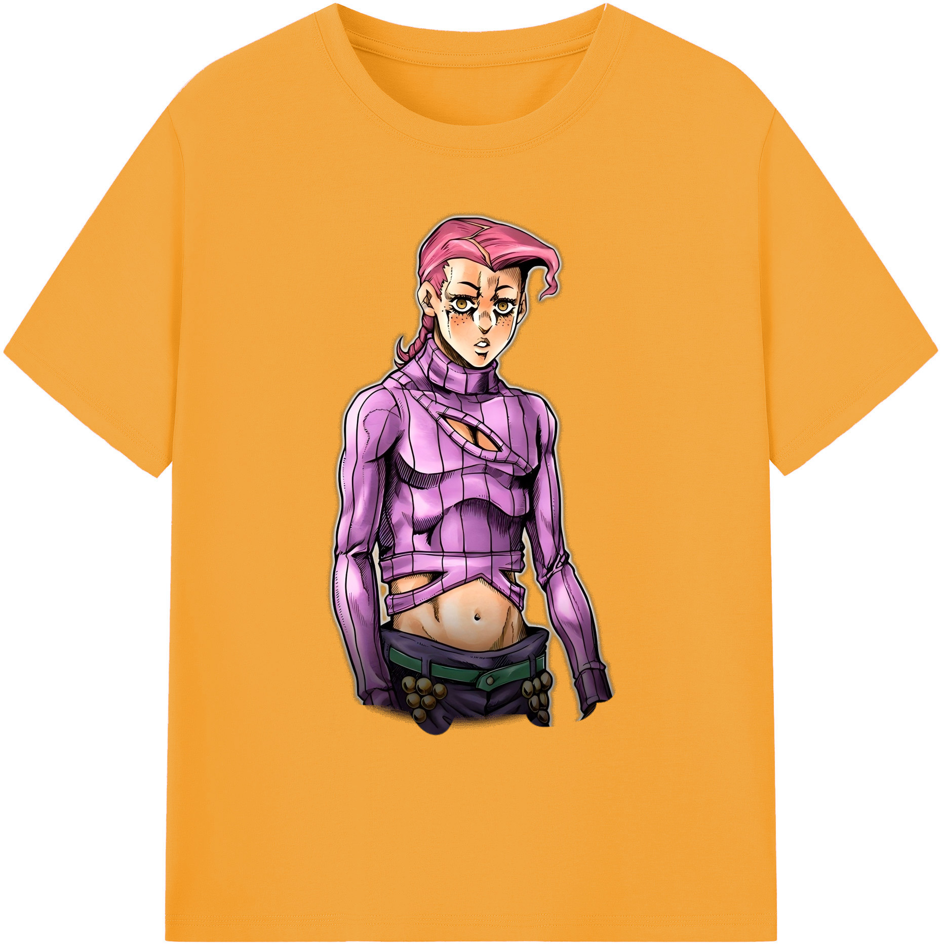 （画像用） ジョジョの奇妙な冒険 ビネガー?ドッピオ JoJo's Bizarre Adventure Vinegar Doppio 綿100％ メンズ半袖Tシャツ｜肌触りやわらか＆通気性