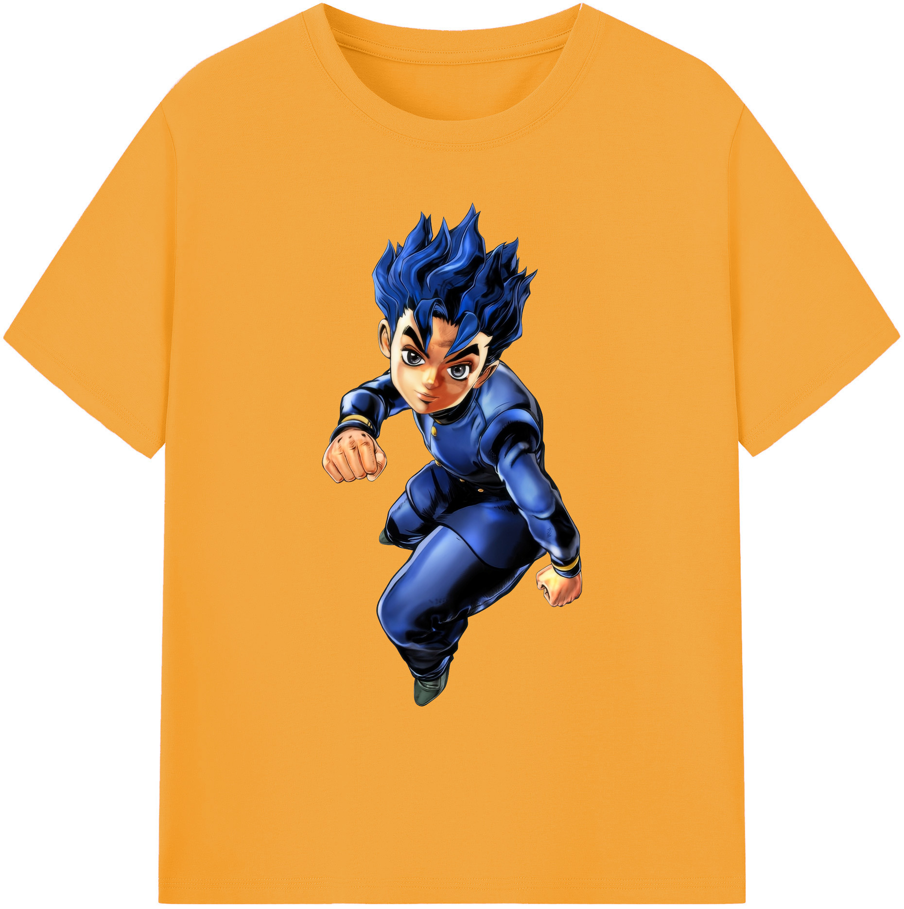 （画像用） ジョジョの奇妙な冒険 広瀨康一 JoJo's Bizarre Adventure Hirose Koichi 綿100％ メンズ半袖Tシャツ｜肌触りやわらか＆通気性