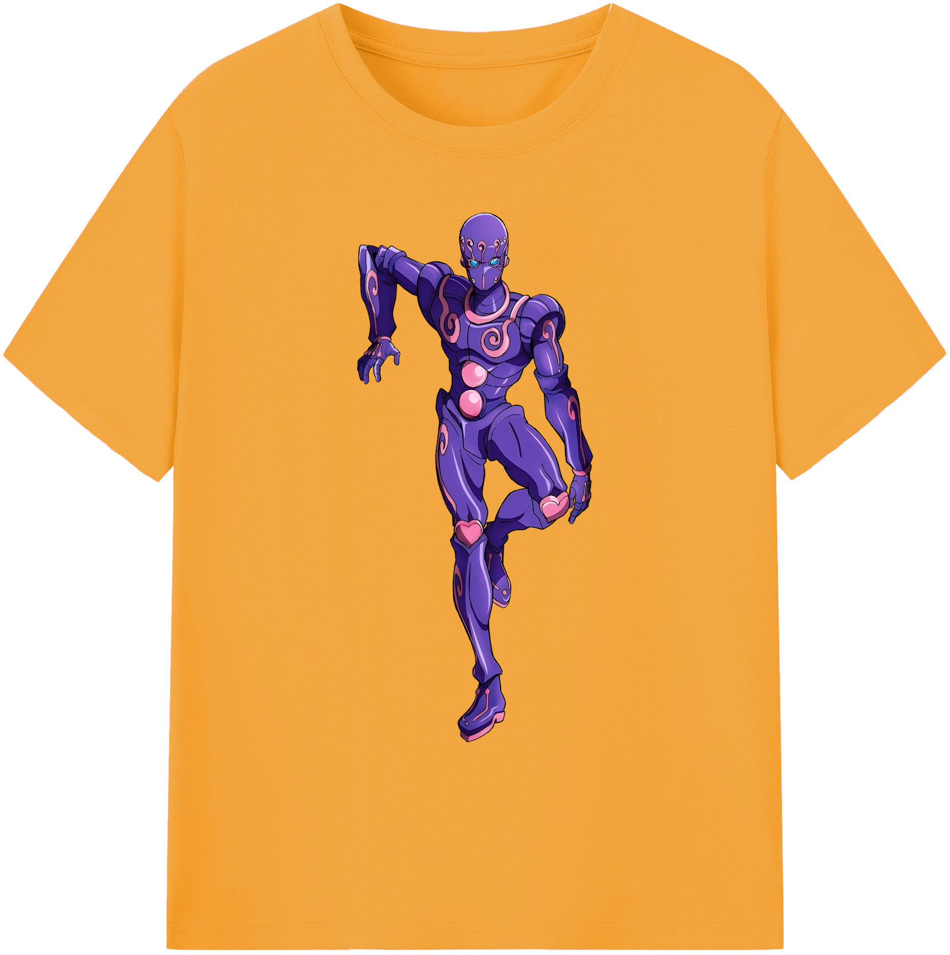 （画像用） ジョジョの奇妙な冒険 JoJo's Bizarre Adventure 綿100％ メンズ半袖Tシャツ｜肌触りやわらか＆通気性