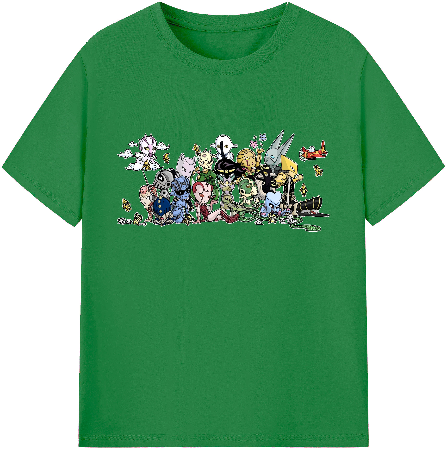 （画像用） ジョジョの奇妙な冒険 JoJo's Bizarre Adventure 綿100％ メンズ半袖Tシャツ｜肌触りやわらか＆通気性