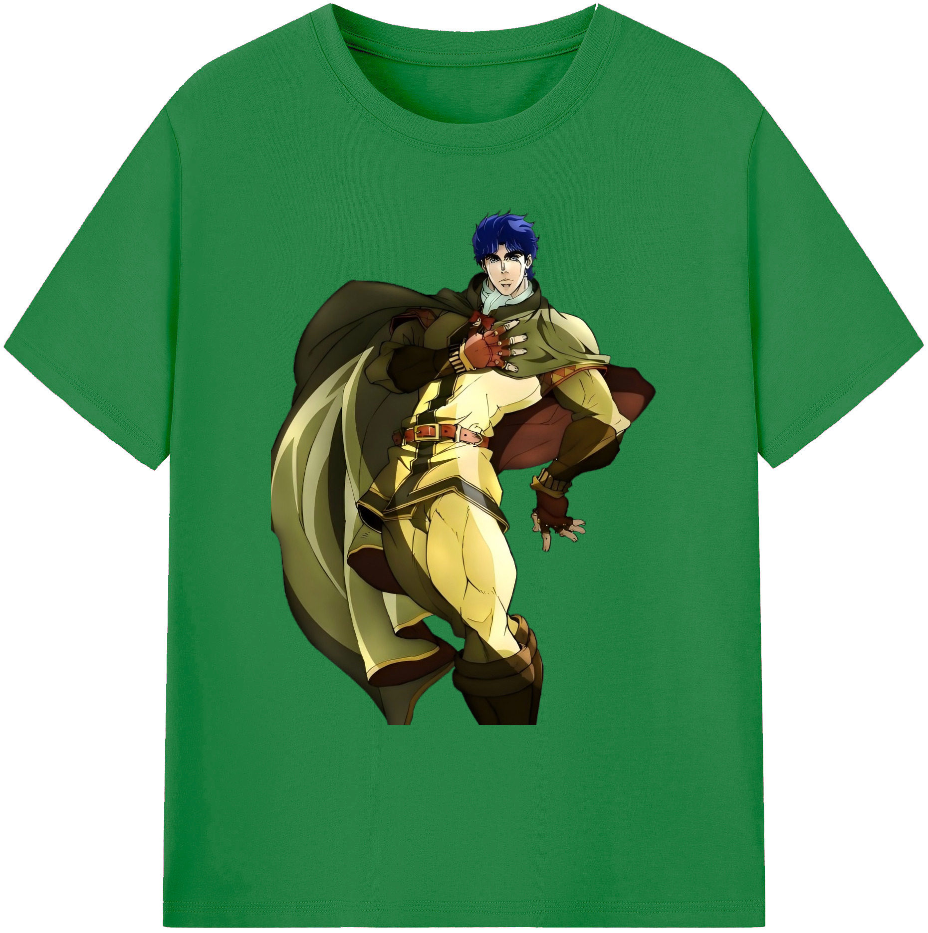 （画像用） ジョジョの奇妙な冒険 /ジョナサン?ジョースター JoJo's Bizarre Adventure Jonathan Joestar 綿100％ メンズ半袖Tシャツ｜肌触りやわらか＆通気性