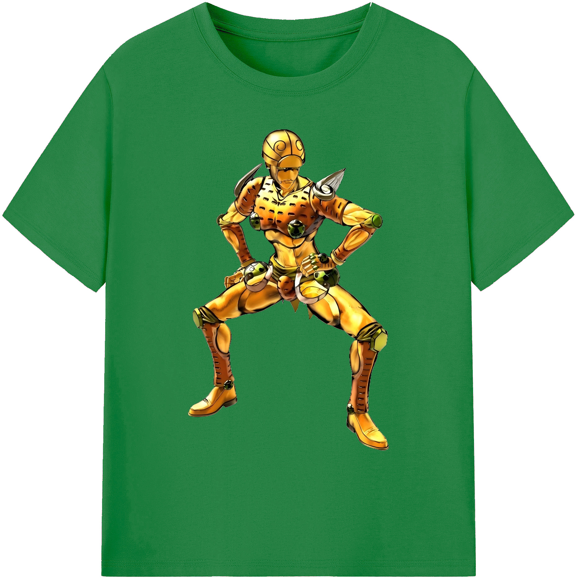 （画像用） ジョジョの奇妙な冒険 ジョルノ?ジョバァーナ JoJo's Bizarre Adventure Giorno Giovanna 綿100％ メンズ半袖Tシャツ｜肌触りやわらか＆通気性