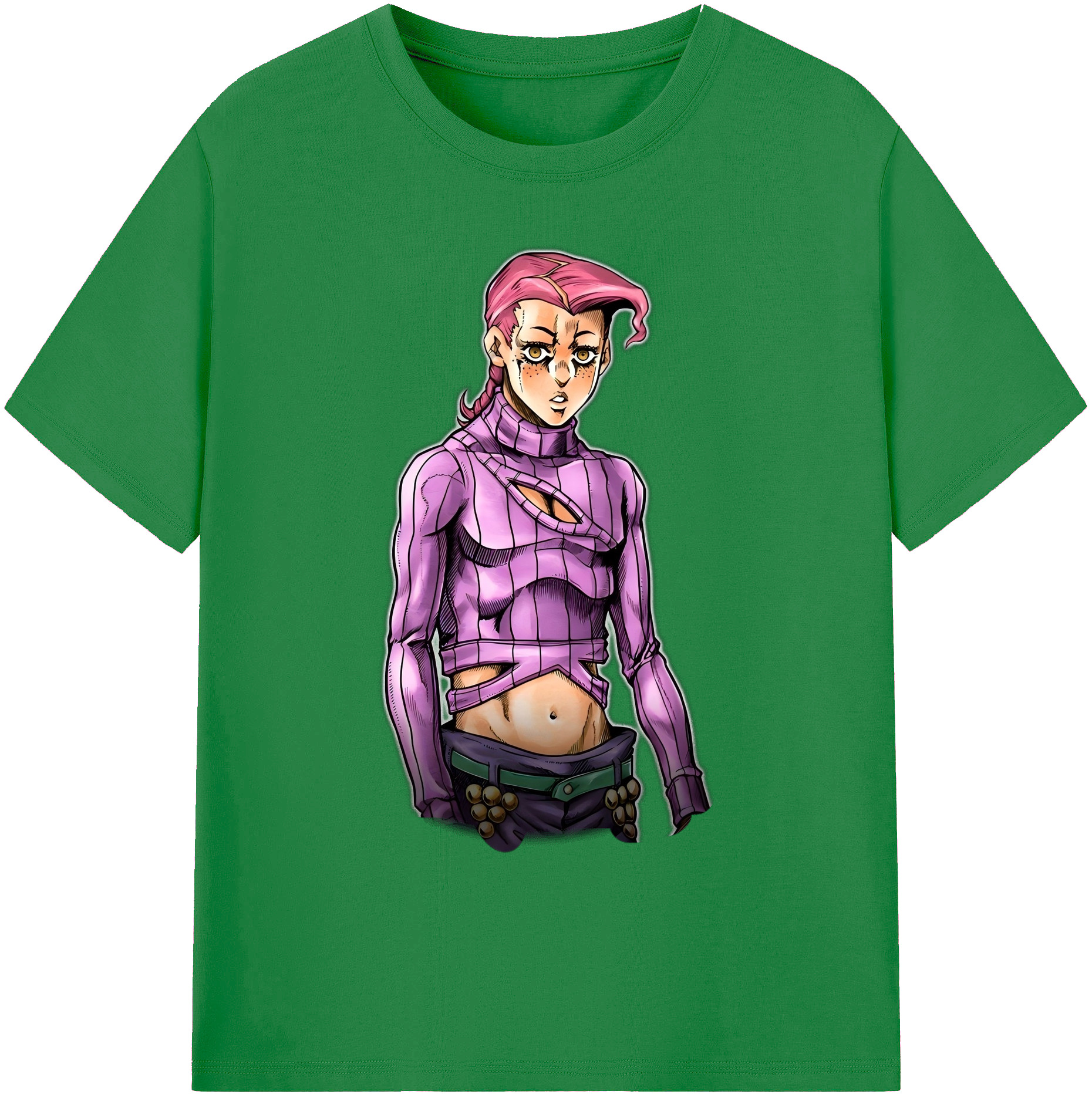 （画像用） ジョジョの奇妙な冒険 ビネガー?ドッピオ JoJo's Bizarre Adventure Vinegar Doppio 綿100％ メンズ半袖Tシャツ｜肌触りやわらか＆通気性