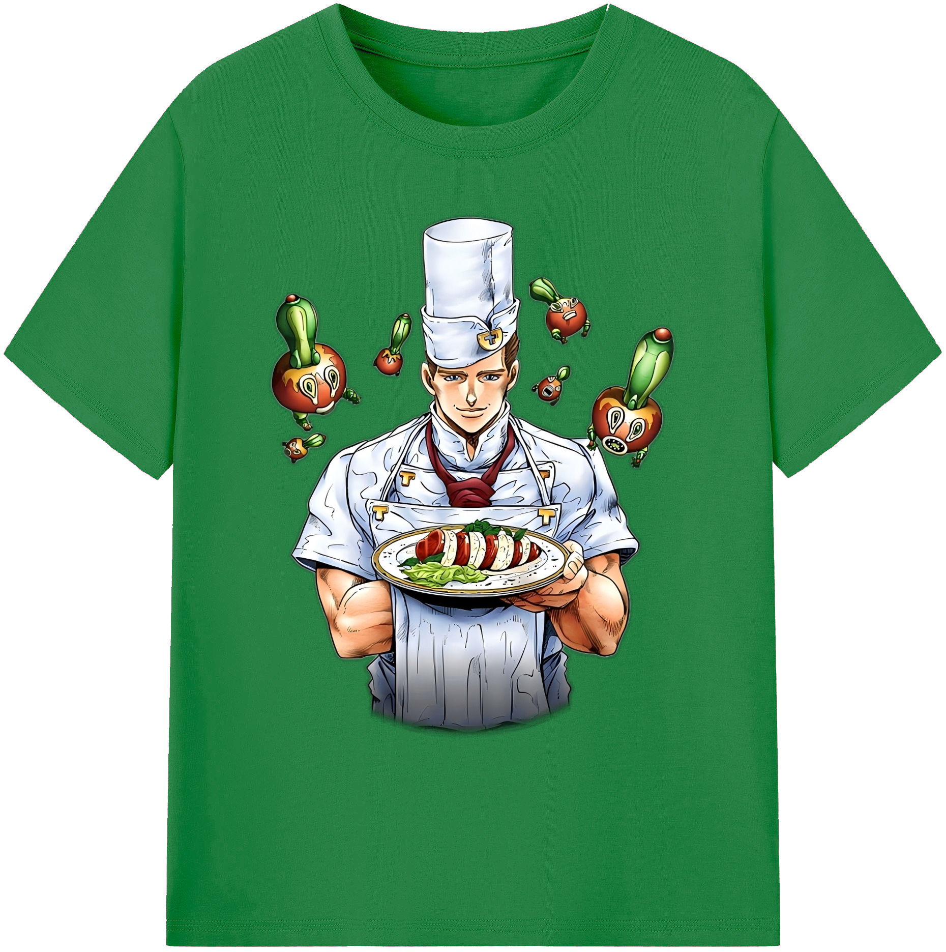 （画像用） ジョジョの奇妙な冒険 Tonio Trussardi JoJo's Bizarre Adventure トニオ?トラッサルディ 綿100％ メンズ半袖Tシャツ｜肌触りやわらか＆通気性