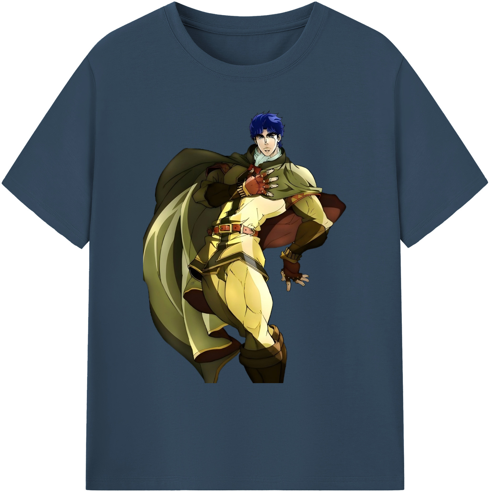 （画像用） ジョジョの奇妙な冒険 /ジョナサン?ジョースター JoJo's Bizarre Adventure Jonathan Joestar 綿100％ メンズ半袖Tシャツ｜肌触りやわらか＆通気性