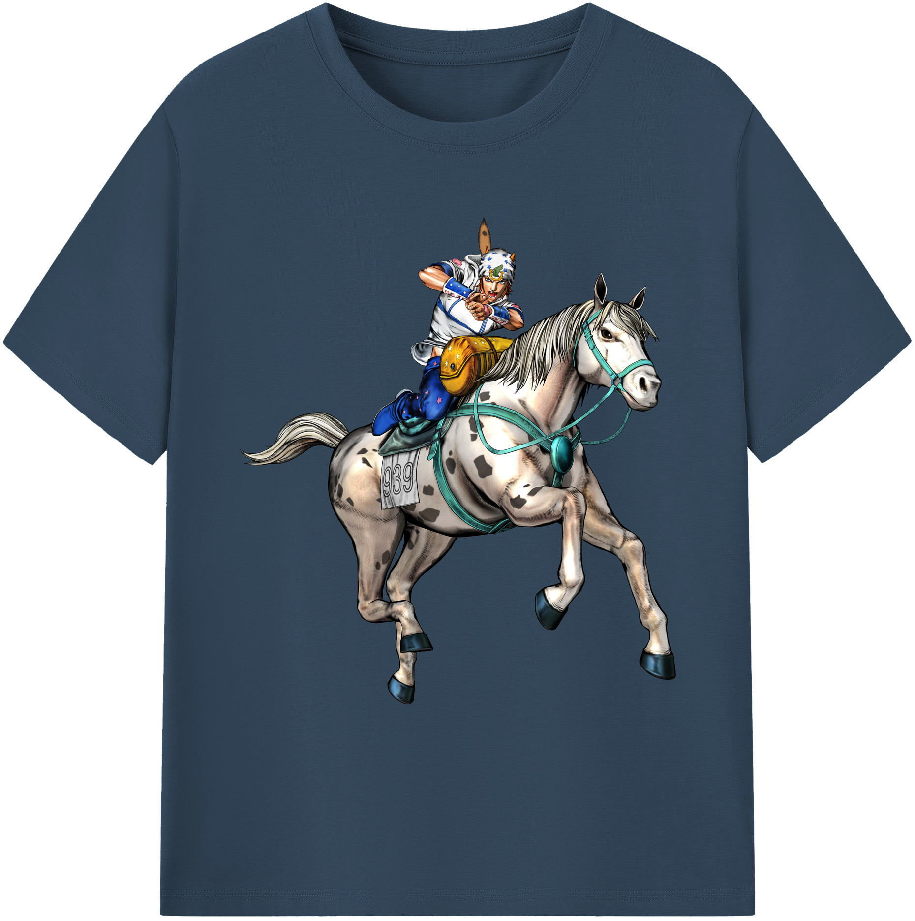 （画像用） ジョジョの奇妙な冒険 ジョナサン?ジョースター JoJo's Bizarre Adventure Jonathan Joestar 綿100％ メンズ半袖Tシャツ｜肌触りやわらか＆通気性