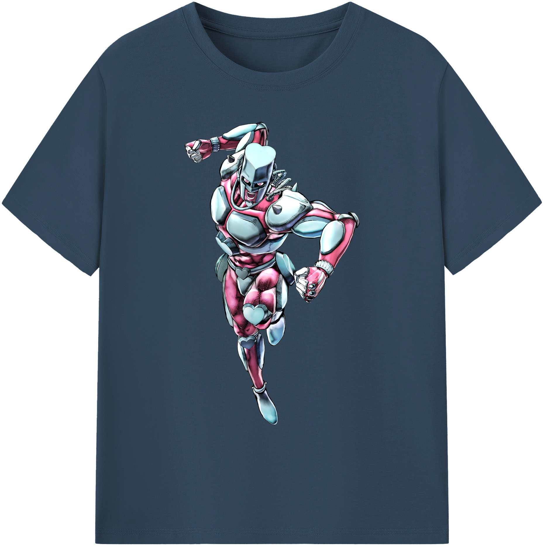 （画像用） ジョジョの奇妙な冒険 ひがしかた じょうすけ JoJo's Bizarre Adventure Higashikata Josuke 綿100％ メンズ半袖Tシャツ｜肌触りやわらか＆通気性
