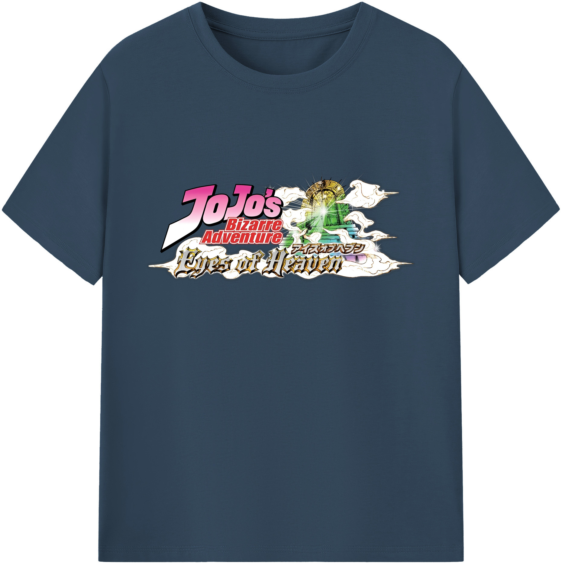 （画像用） ジョジョの奇妙な冒険 JoJo's Bizarre Adventure 綿100％ メンズ半袖Tシャツ｜肌触りやわらか＆通気性