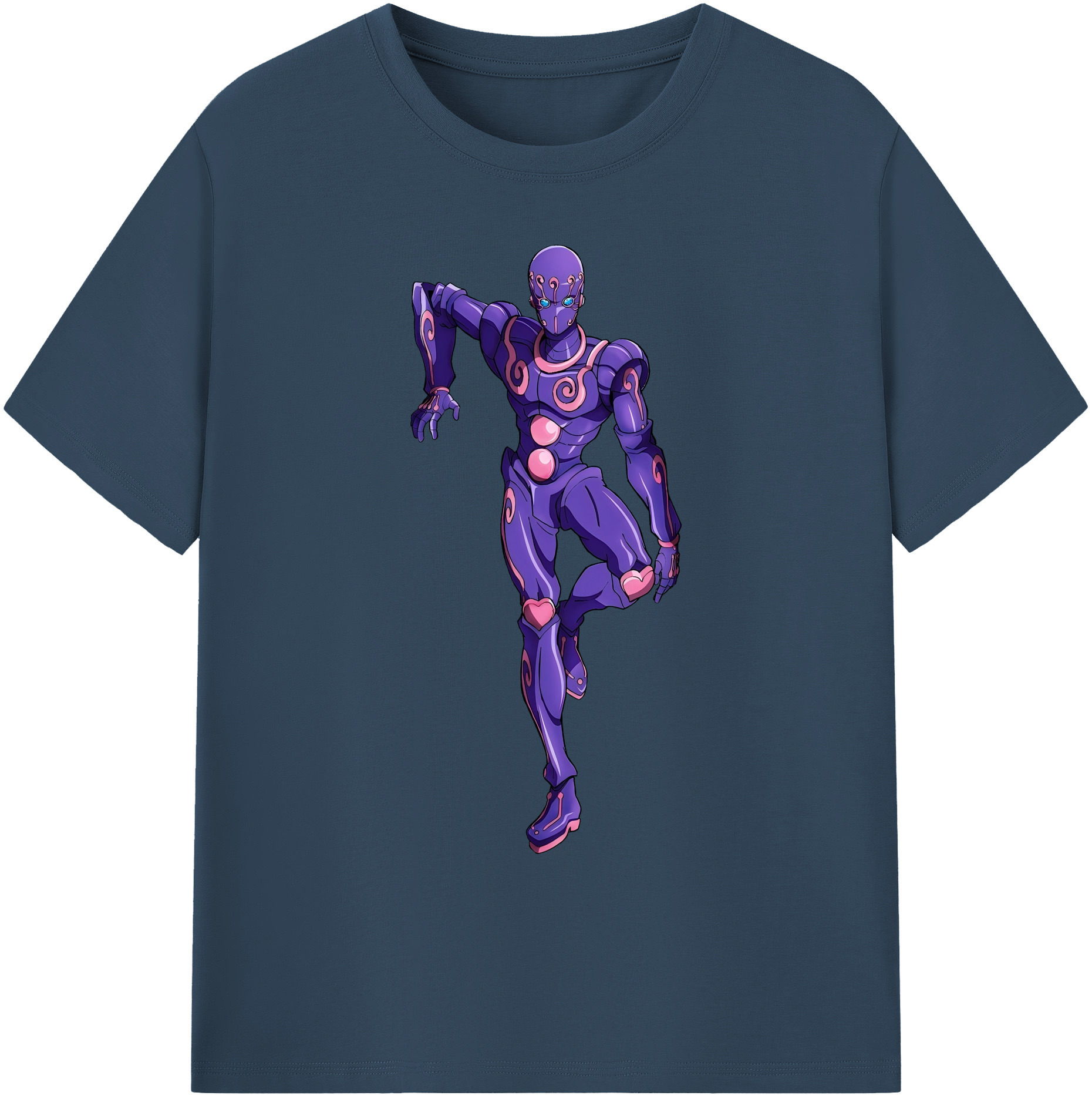 （画像用） ジョジョの奇妙な冒険 JoJo's Bizarre Adventure 綿100％ メンズ半袖Tシャツ｜肌触りやわらか＆通気性