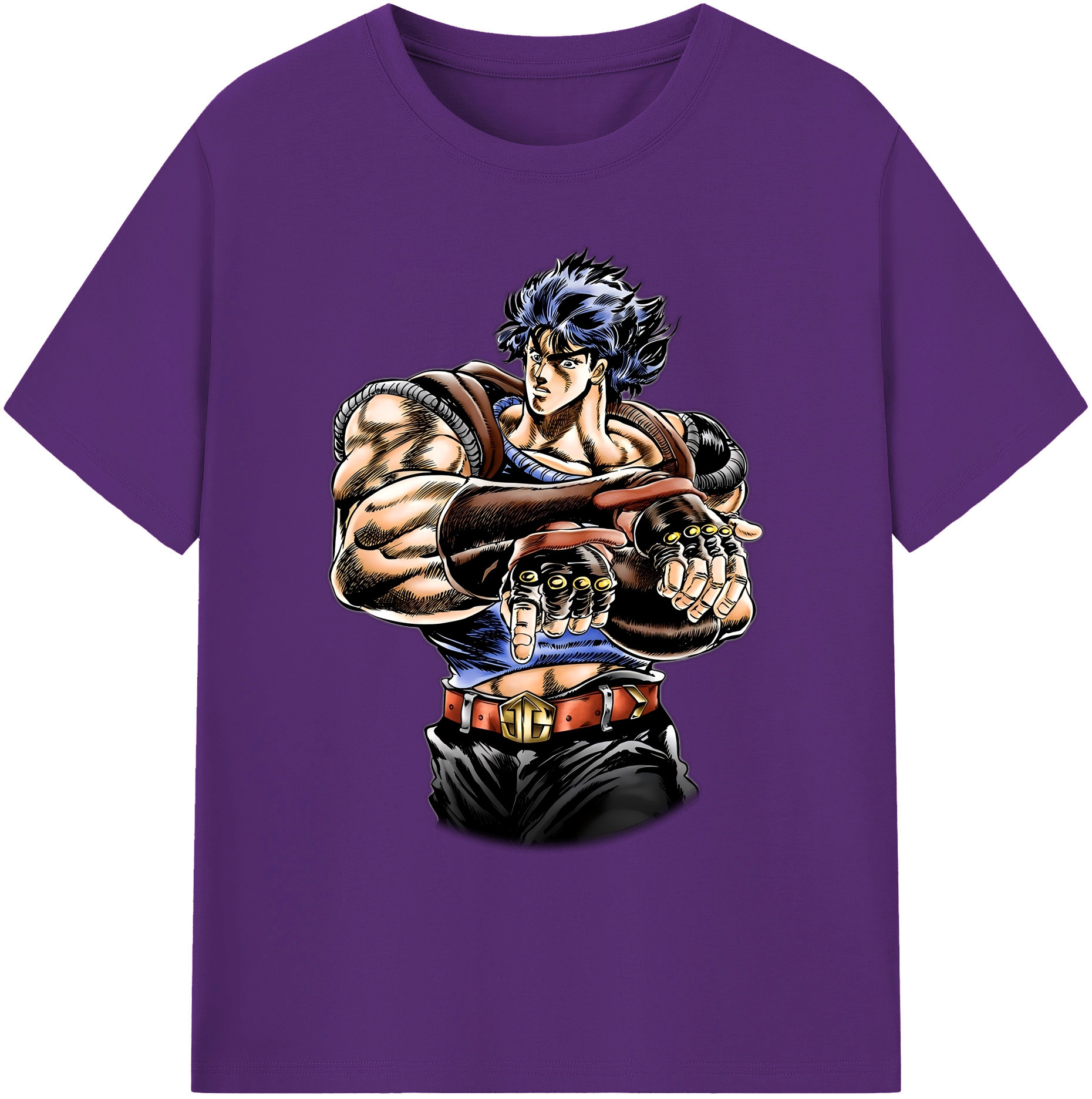 （画像用） ジョジョの奇妙な冒険 /ジョナサン?ジョースター JoJo's Bizarre Adventure Jonathan Joestar 綿100％ メンズ半袖Tシャツ｜肌触りやわらか＆通気性