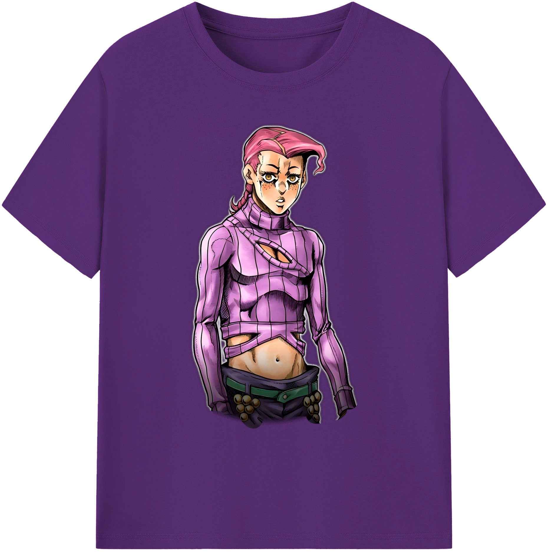 （画像用） ジョジョの奇妙な冒険 ビネガー?ドッピオ JoJo's Bizarre Adventure Vinegar Doppio 綿100％ メンズ半袖Tシャツ｜肌触りやわらか＆通気性