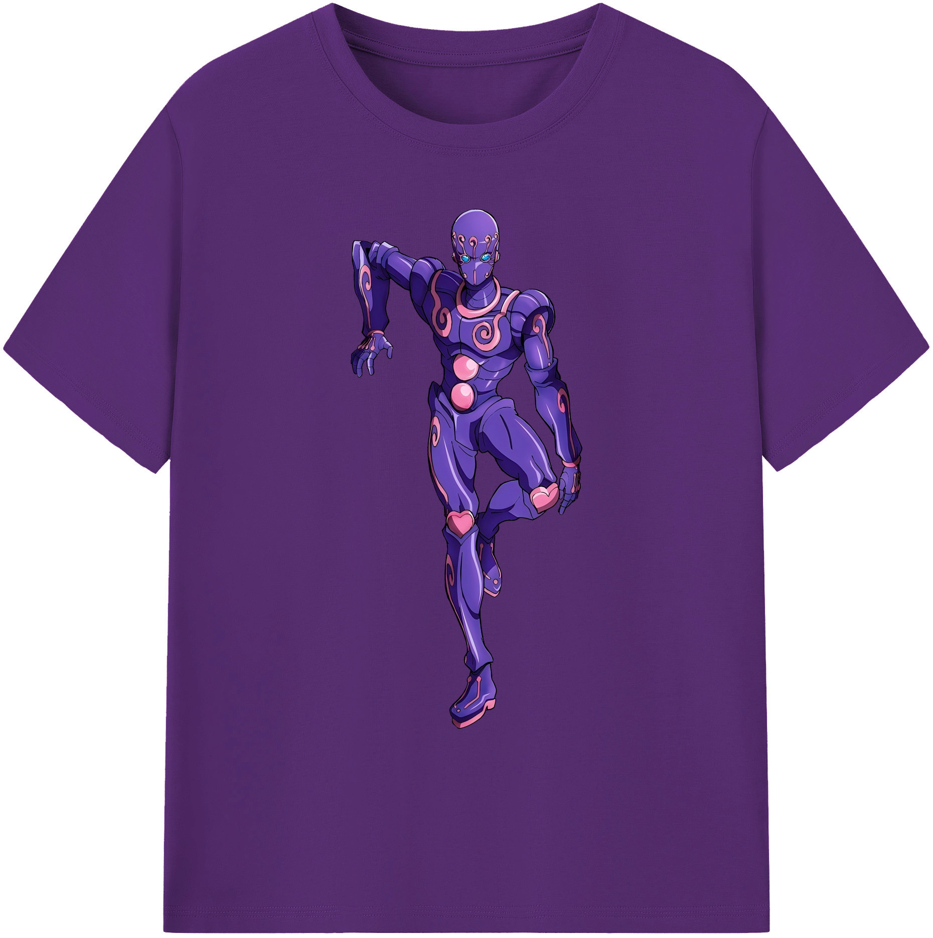（画像用） ジョジョの奇妙な冒険 JoJo's Bizarre Adventure 綿100％ メンズ半袖Tシャツ｜肌触りやわらか＆通気性