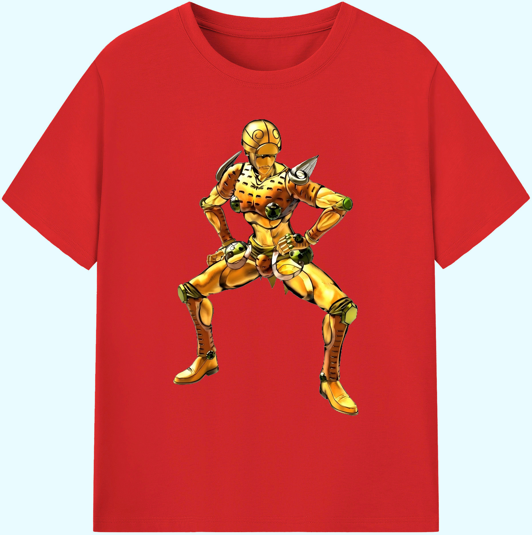 （画像用） ジョジョの奇妙な冒険 ジョルノ?ジョバァーナ JoJo's Bizarre Adventure Giorno Giovanna 綿100％ メンズ半袖Tシャツ｜肌触りやわらか＆通気性