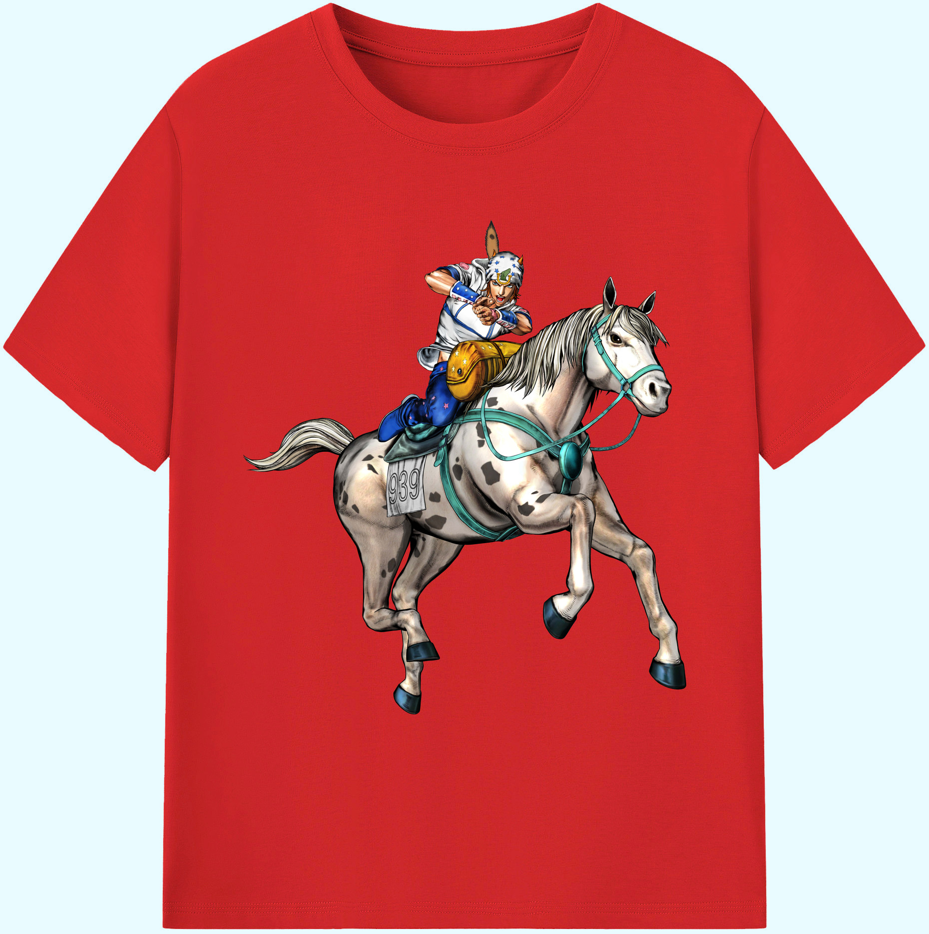 （画像用） ジョジョの奇妙な冒険 ジョナサン?ジョースター JoJo's Bizarre Adventure Jonathan Joestar 綿100％ メンズ半袖Tシャツ｜肌触りやわらか＆通気性