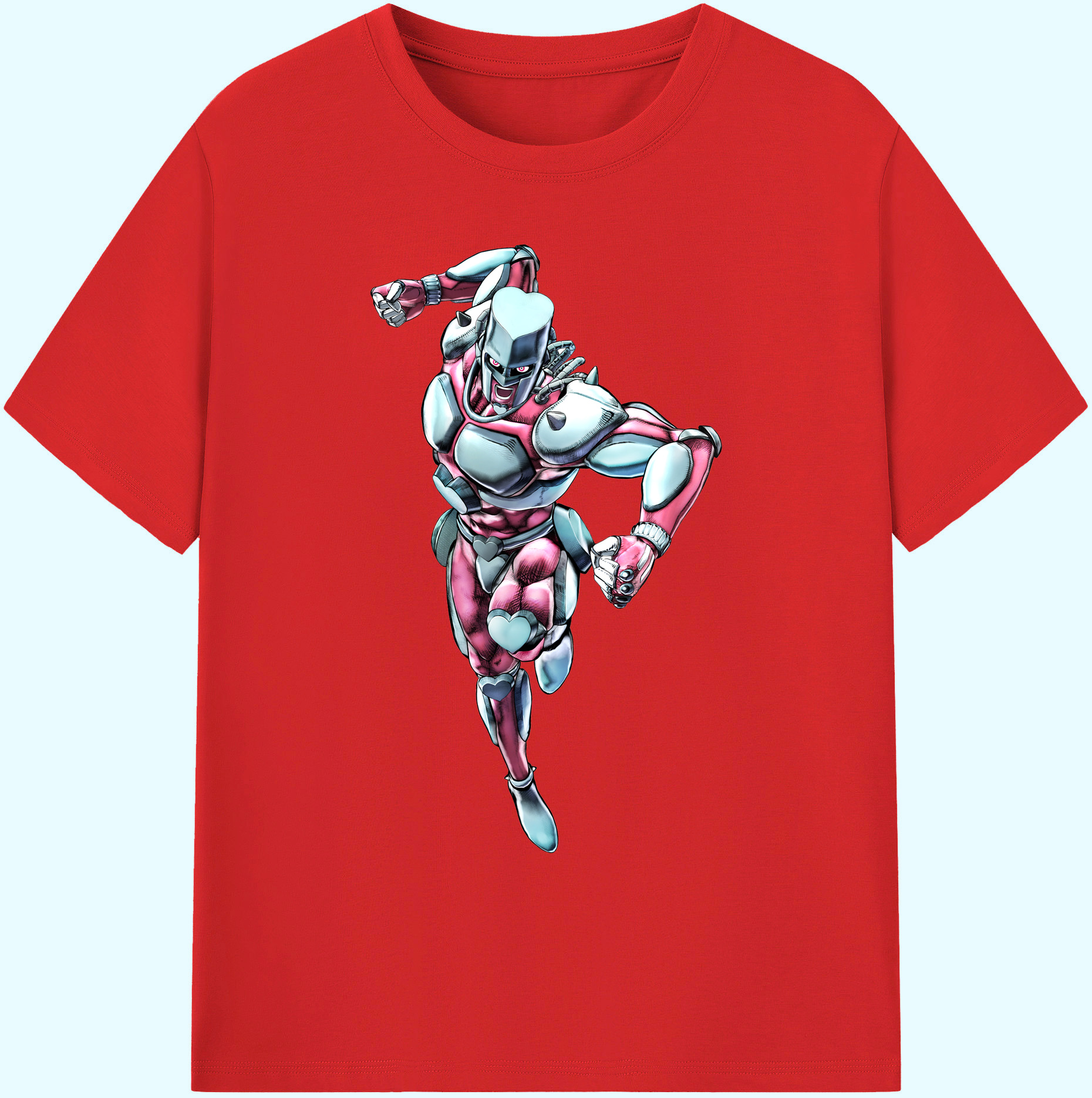 （画像用） ジョジョの奇妙な冒険 ひがしかた じょうすけ JoJo's Bizarre Adventure Higashikata Josuke 綿100％ メンズ半袖Tシャツ｜肌触りやわらか＆通気性
