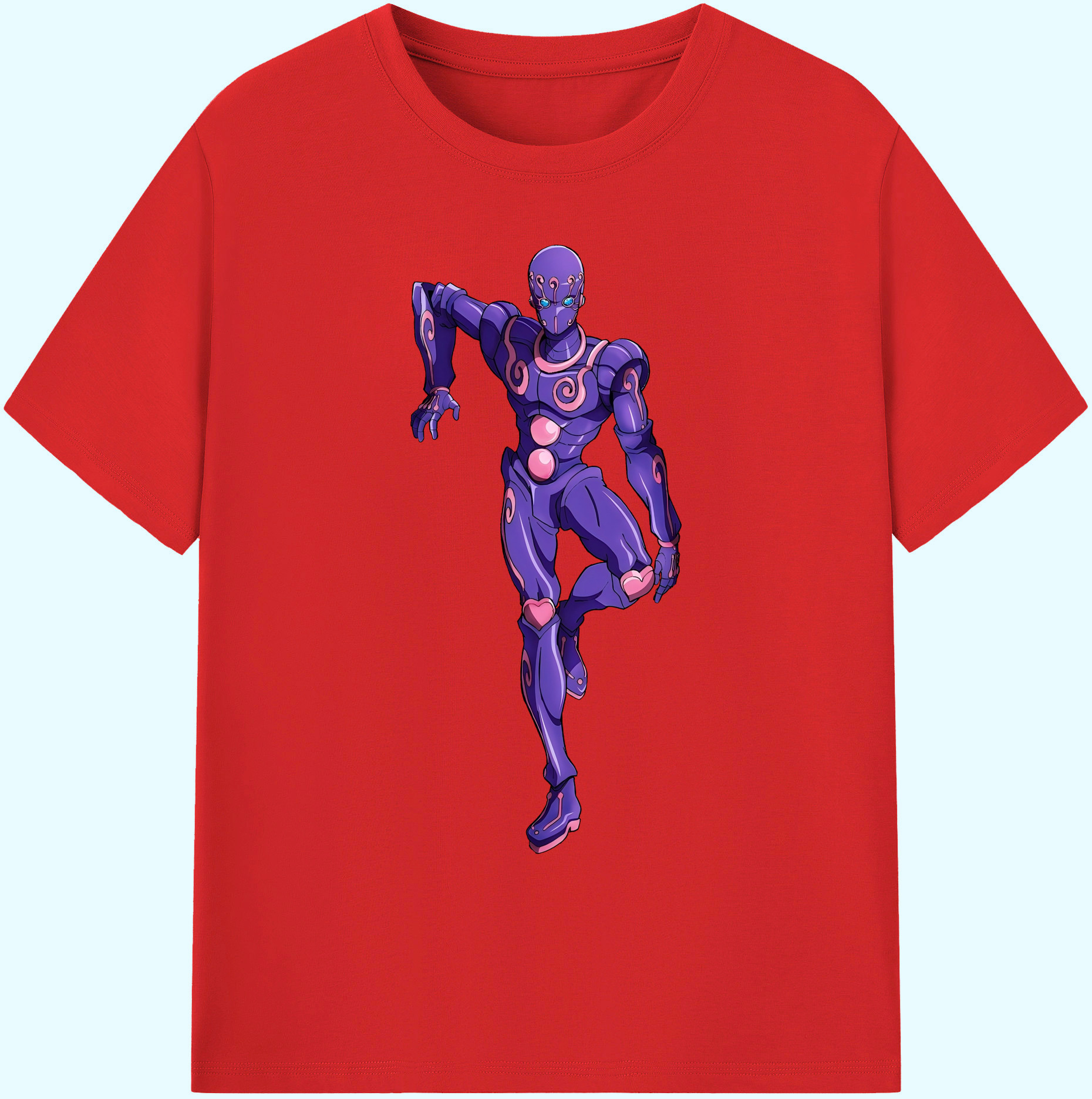 （画像用） ジョジョの奇妙な冒険 JoJo's Bizarre Adventure 綿100％ メンズ半袖Tシャツ｜肌触りやわらか＆通気性