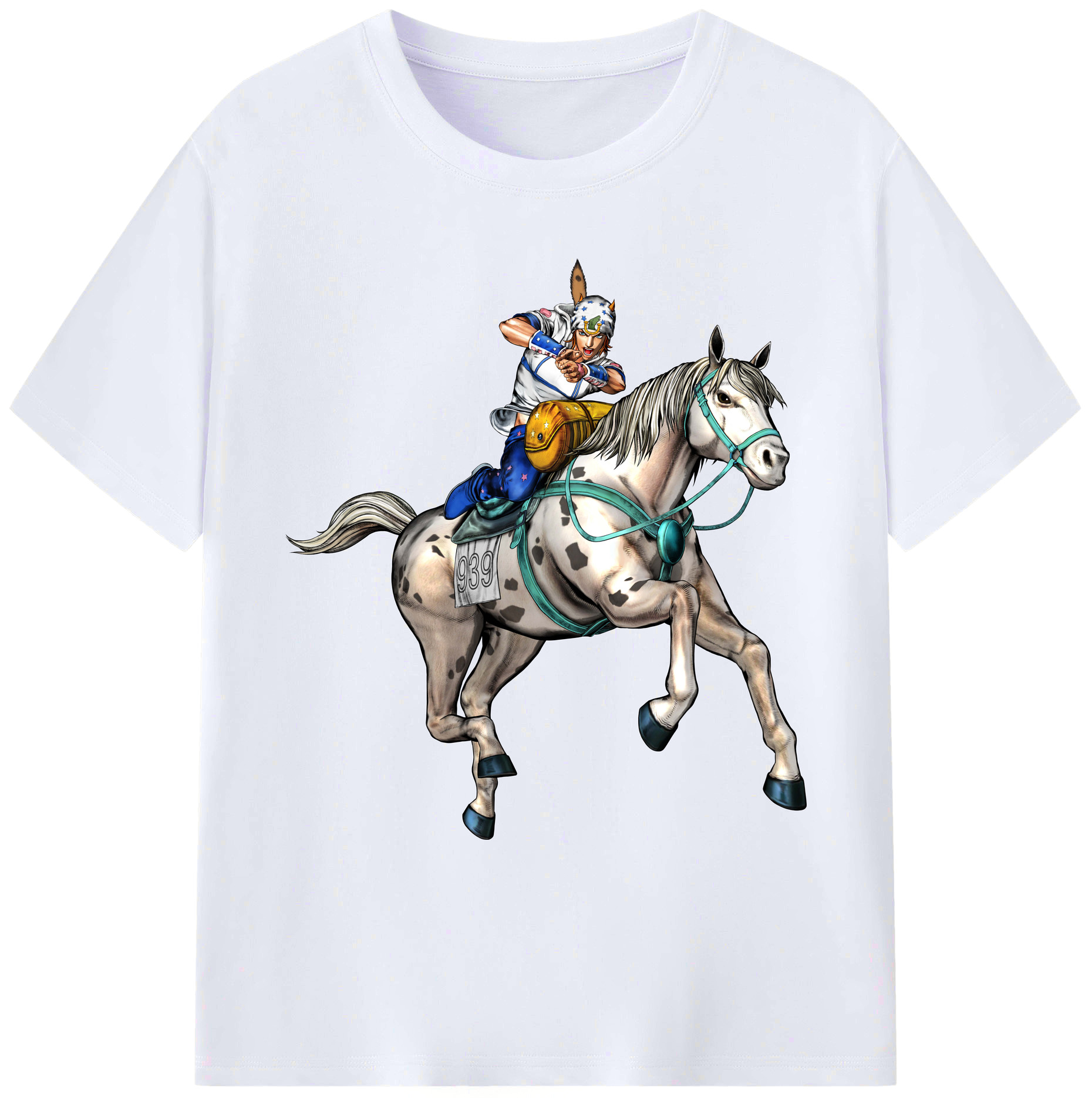 （画像用） ジョジョの奇妙な冒険 ジョナサン?ジョースター JoJo's Bizarre Adventure Jonathan Joestar 綿100％ メンズ半袖Tシャツ｜肌触りやわらか＆通気性
