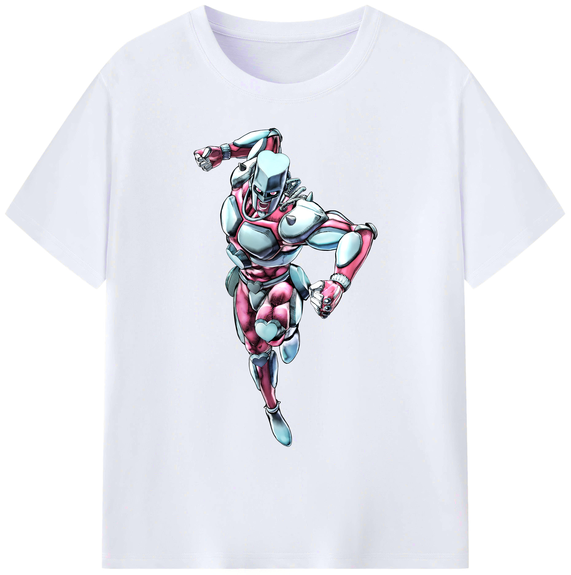（画像用） ジョジョの奇妙な冒険 ひがしかた じょうすけ JoJo's Bizarre Adventure Higashikata Josuke 綿100％ メンズ半袖Tシャツ｜肌触りやわらか＆通気性