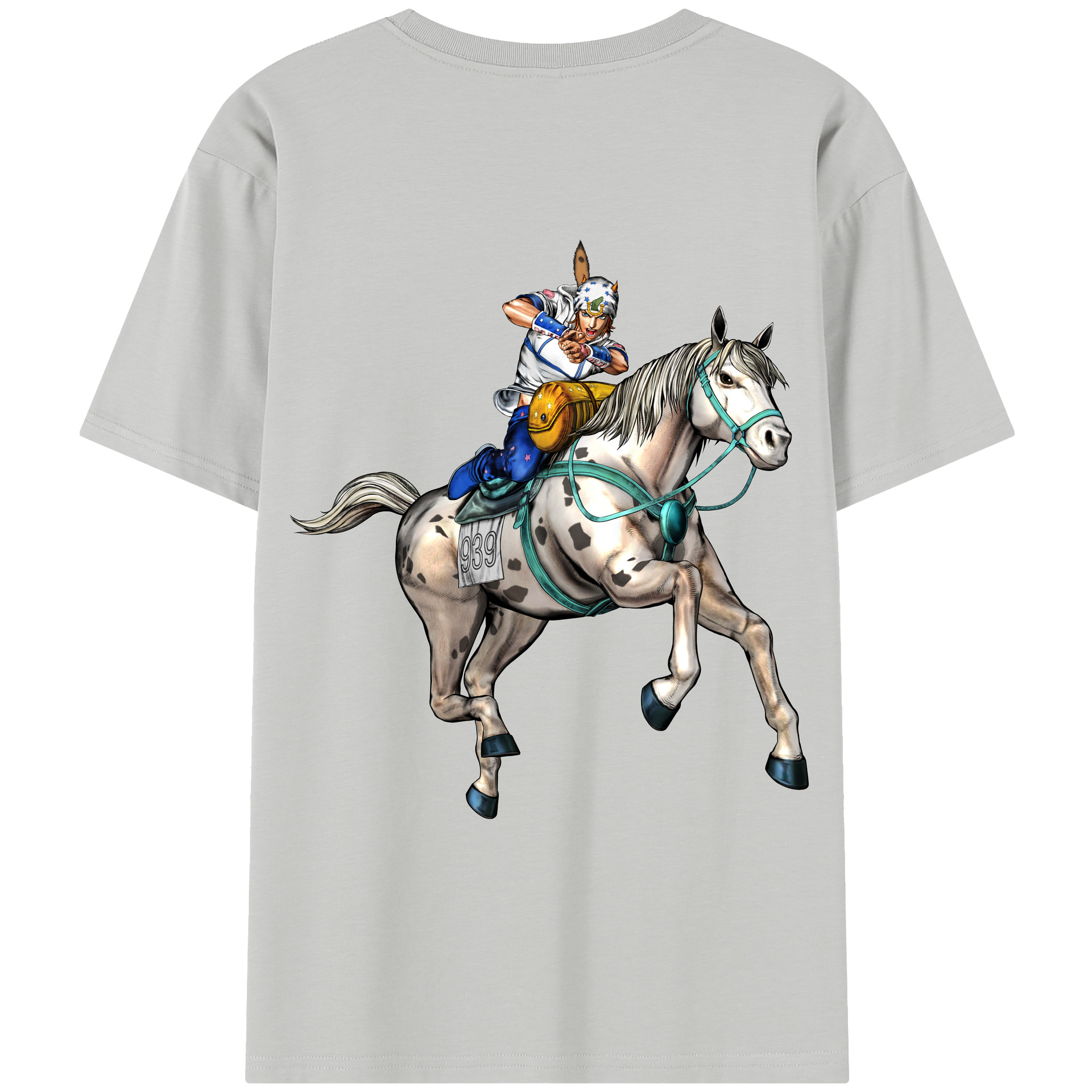（画像用） ジョジョの奇妙な冒険 ジョナサン?ジョースター JoJo's Bizarre Adventure Jonathan Joestar レディース半袖Tシャツ(バックプリント)