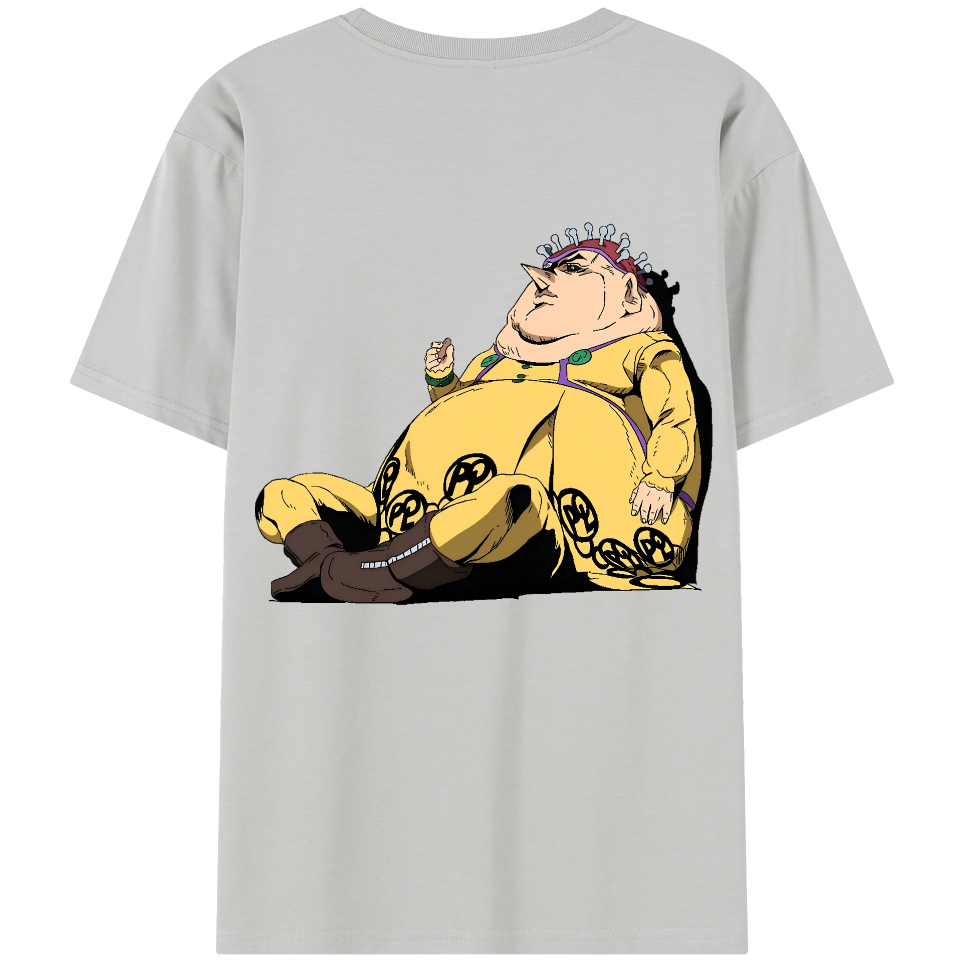 （画像用） ジョジョの奇妙な冒険 ポルポ JoJo's Bizarre Adventure Polpo レディース半袖Tシャツ(バックプリント)